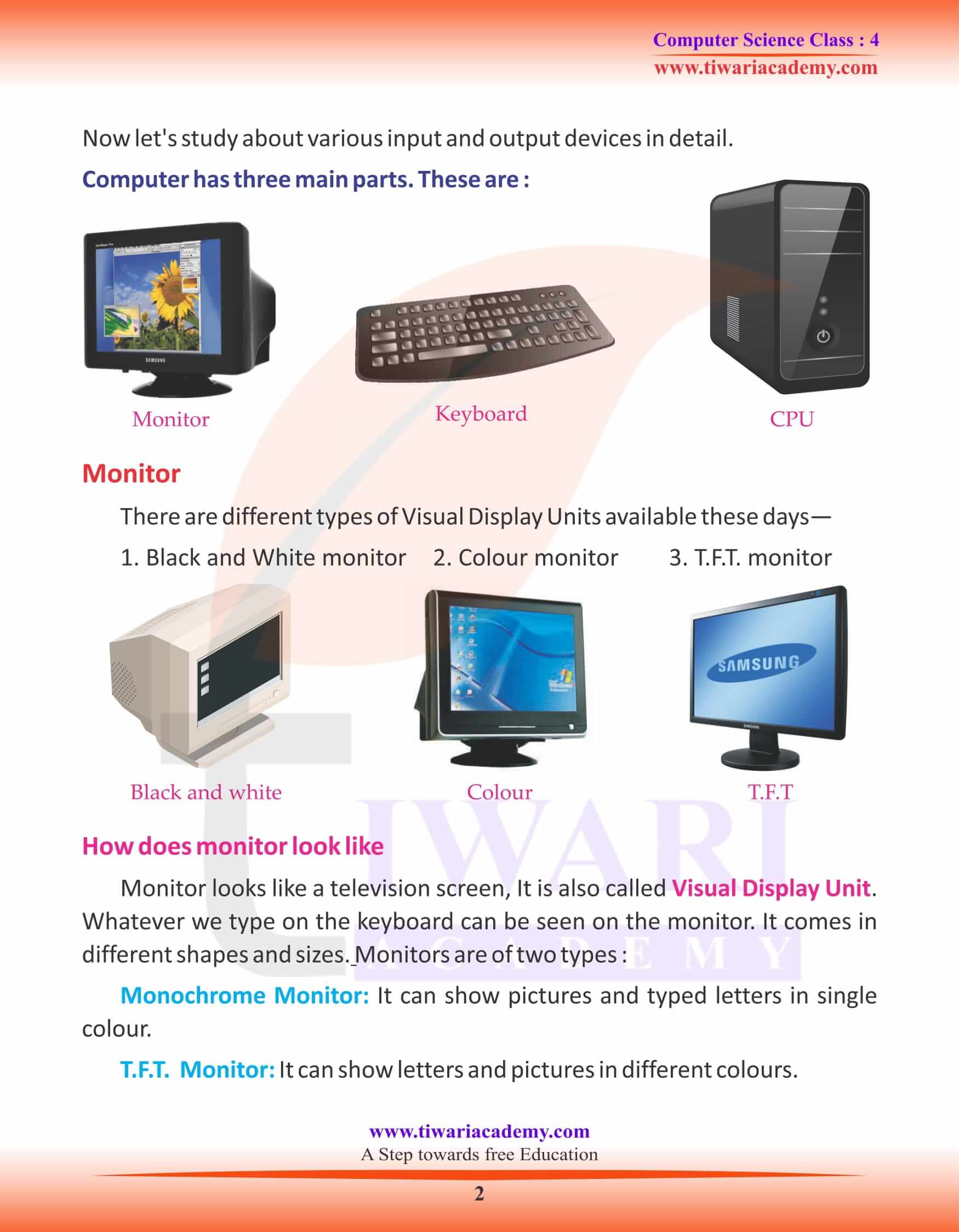 what is presentation in computer class 4