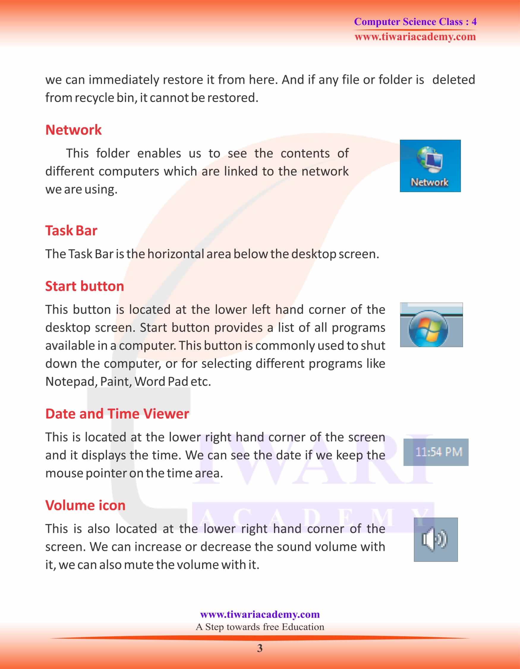 Class 4 Computer Science Chapter 4