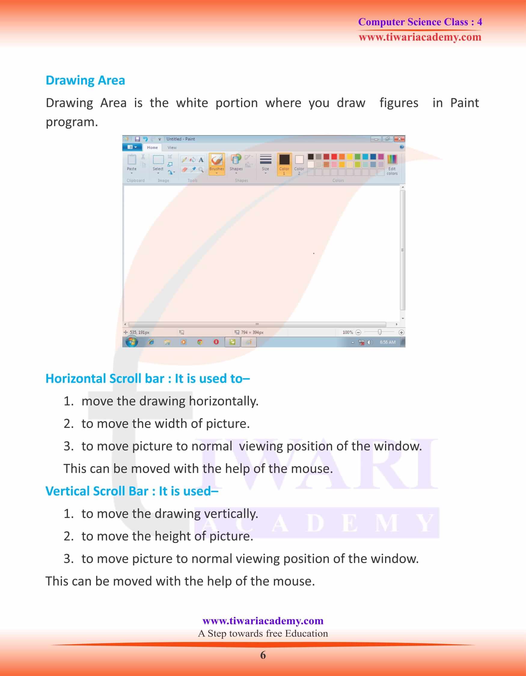 Class 4 Computer Science Chapter 5 Study Material