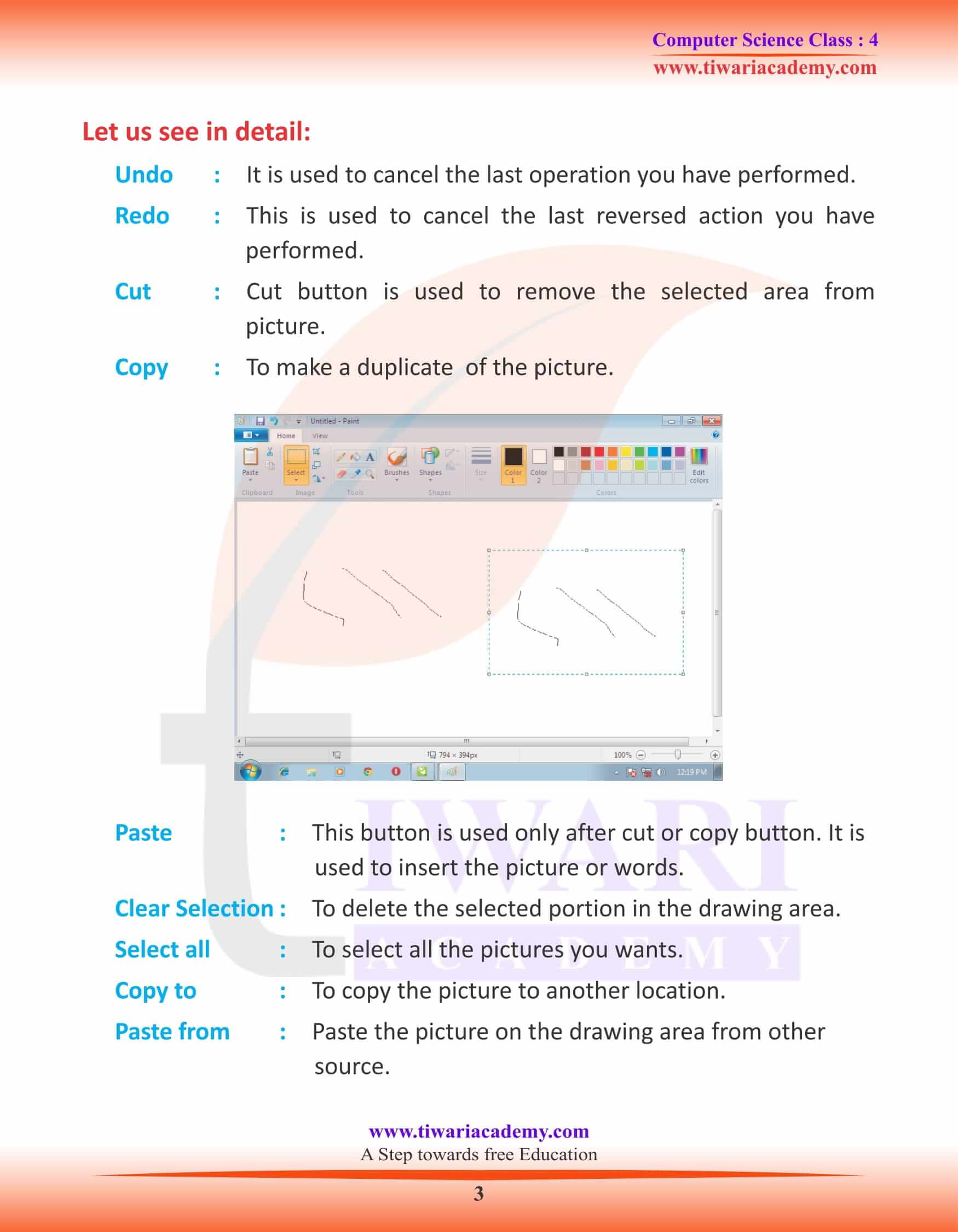 Class 4 Computer Science Chapter 6