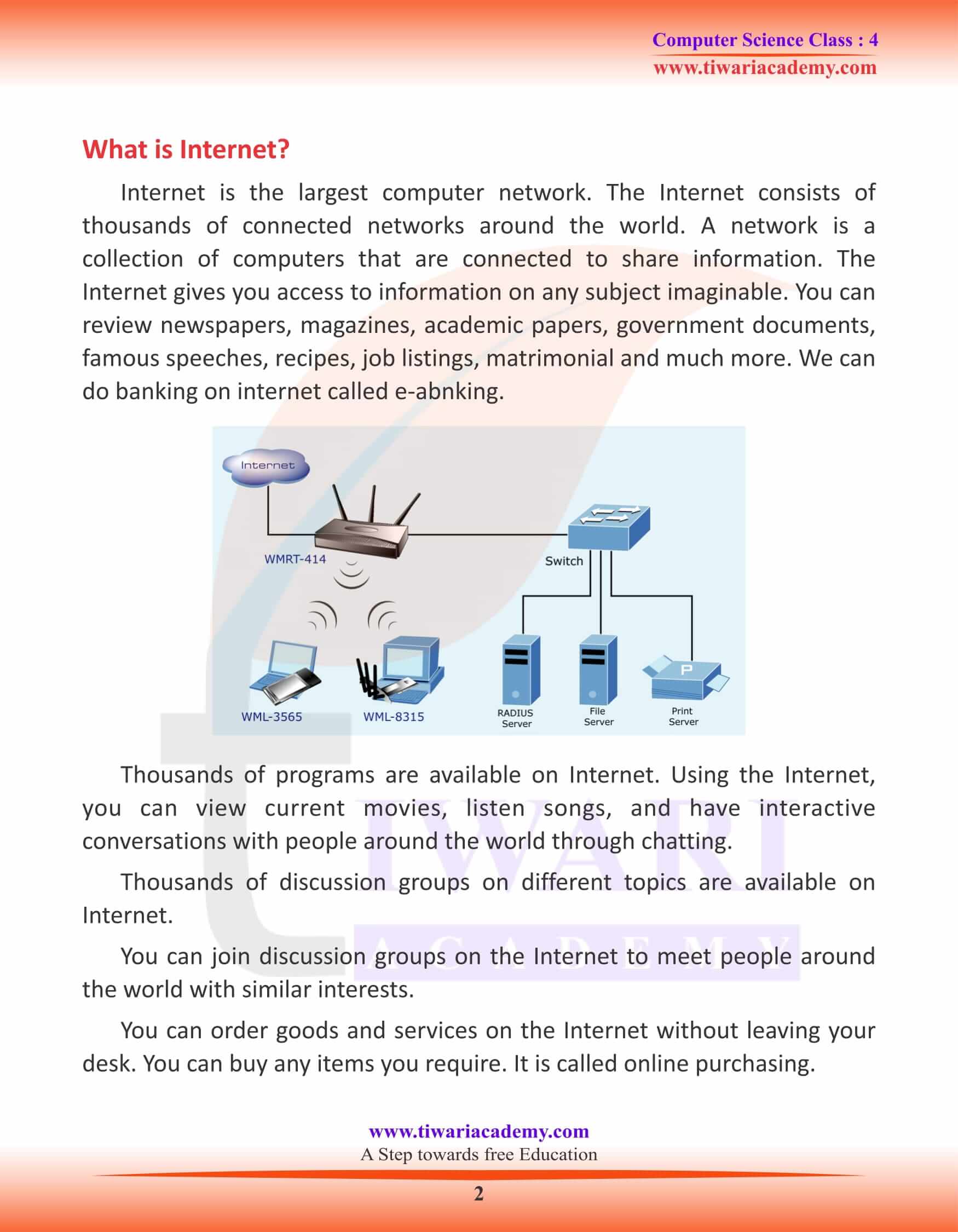 NCERT Solutions for Class 4 Computer Science Chapter 9