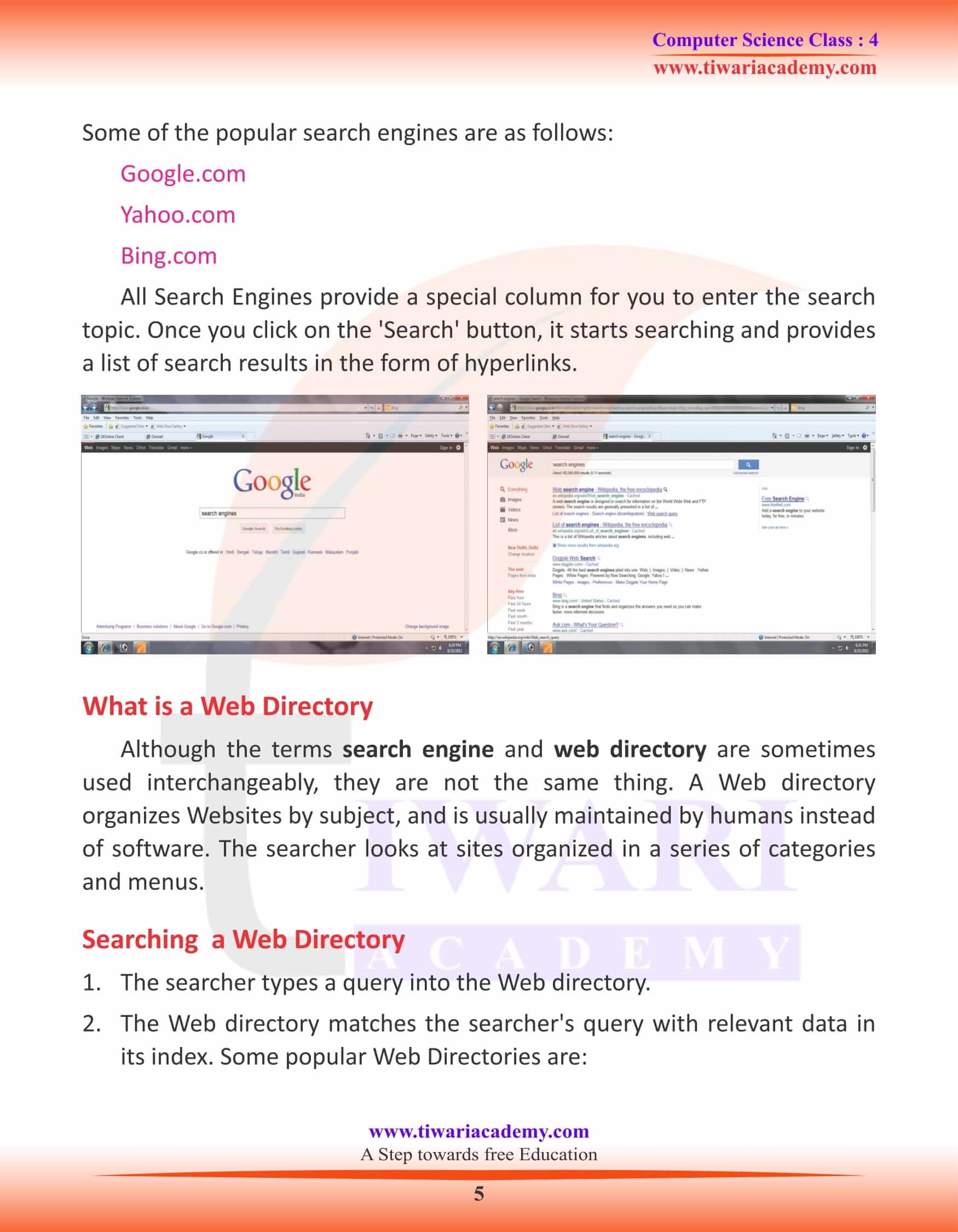 Class 4 Computer Science Chapter 9 Study Material