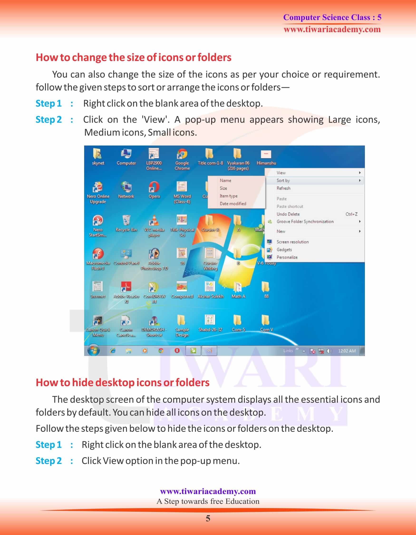 Class 5 Computer Science Chapter 2 Study Material