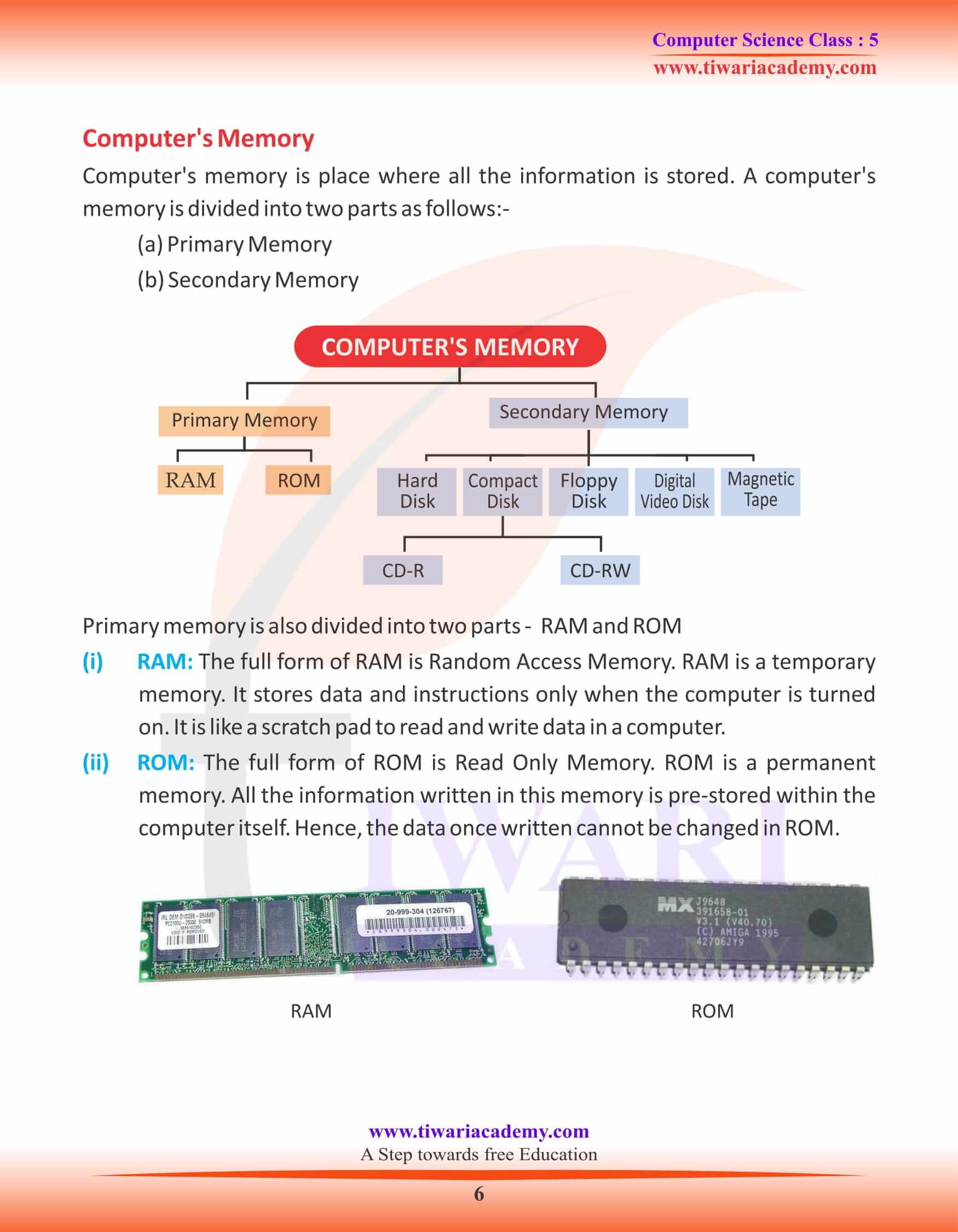 Class 5 Computer Science Chapter 3 Study Material