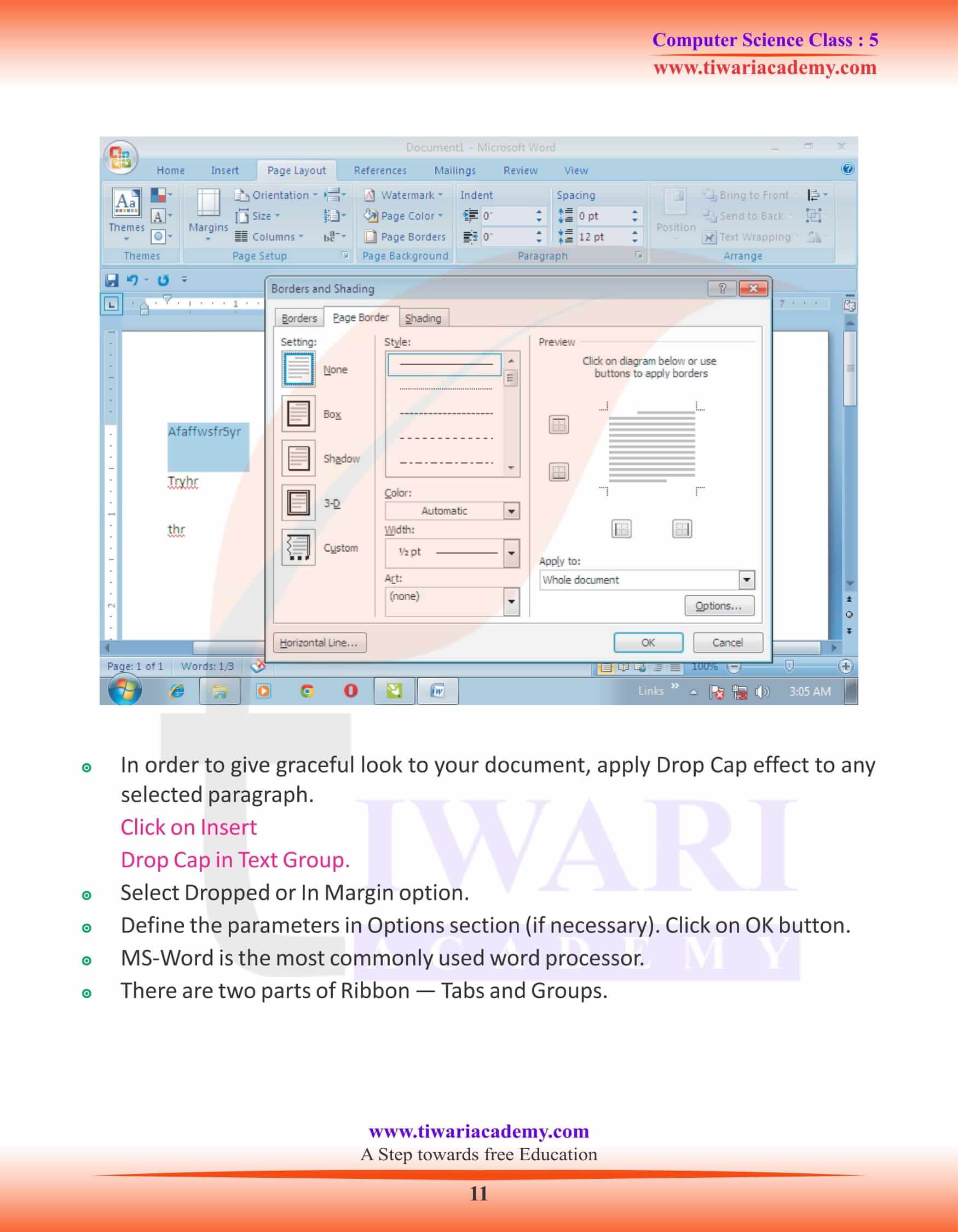 Class 5 Computer Science Chapter 4 Notes Revision