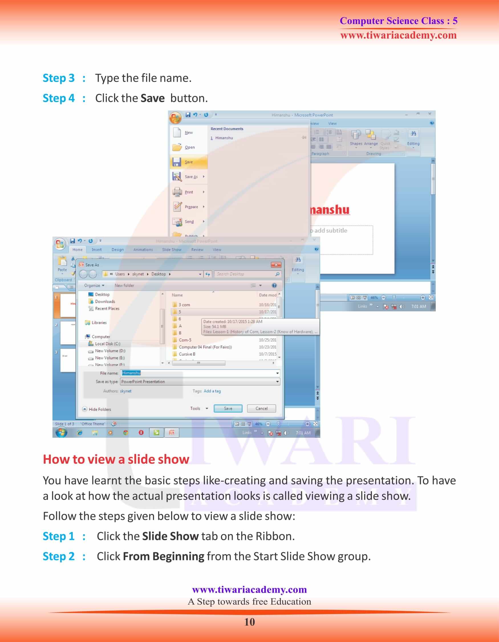 Class 5 Computer Chapter 5