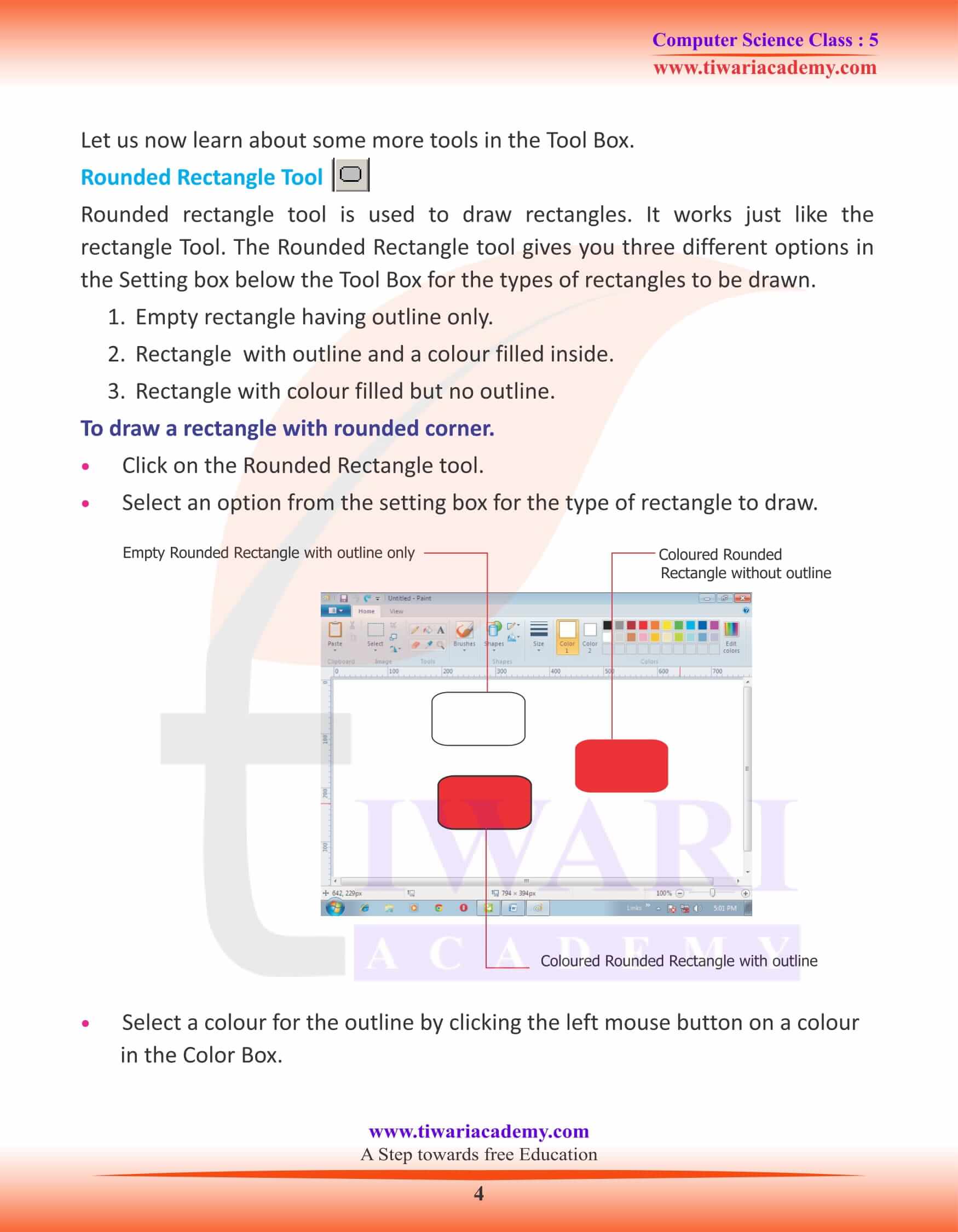 Class 5 Computer Science Chapter 6 Notes