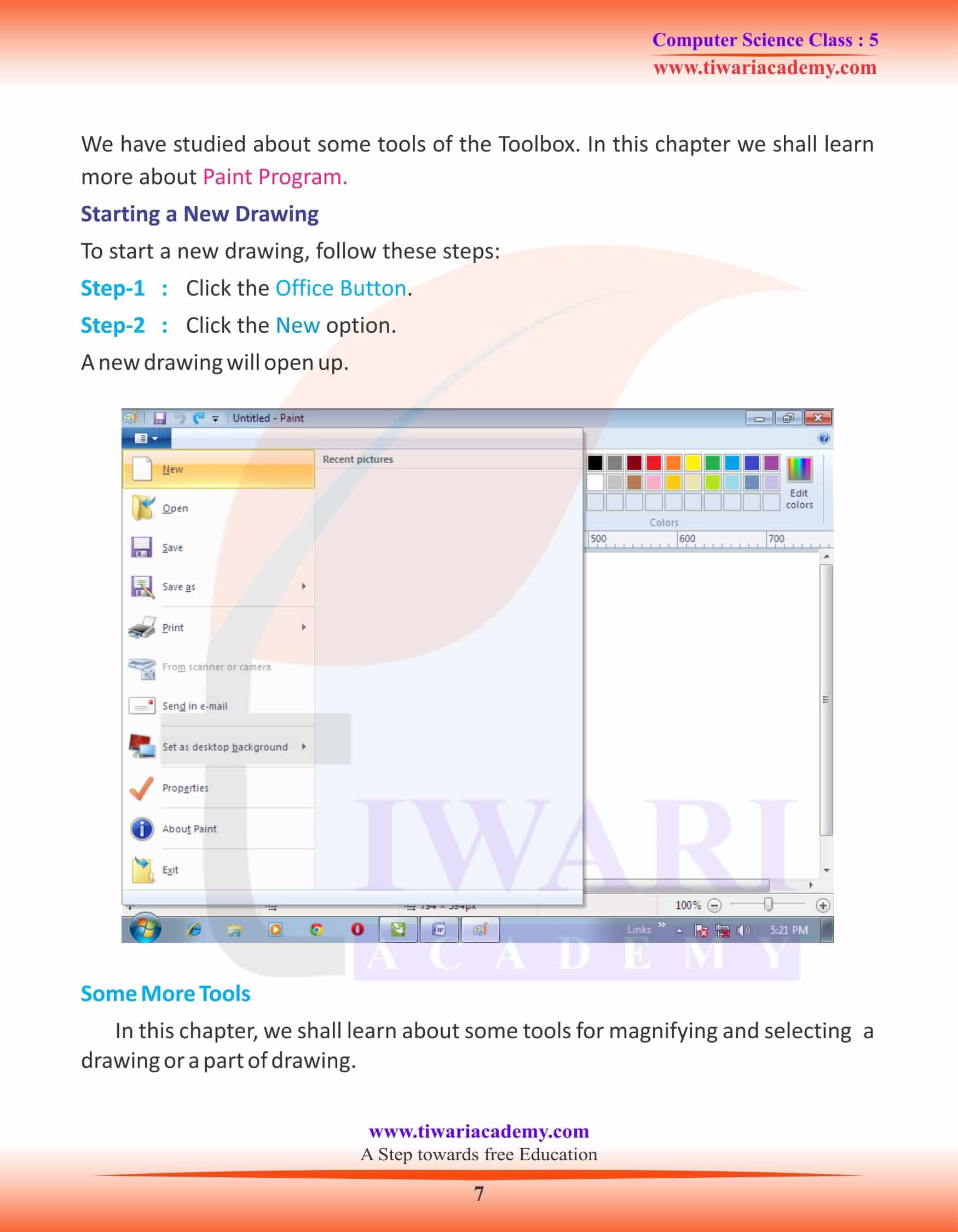 Class 5 Computer Science Chapter 6 Note book