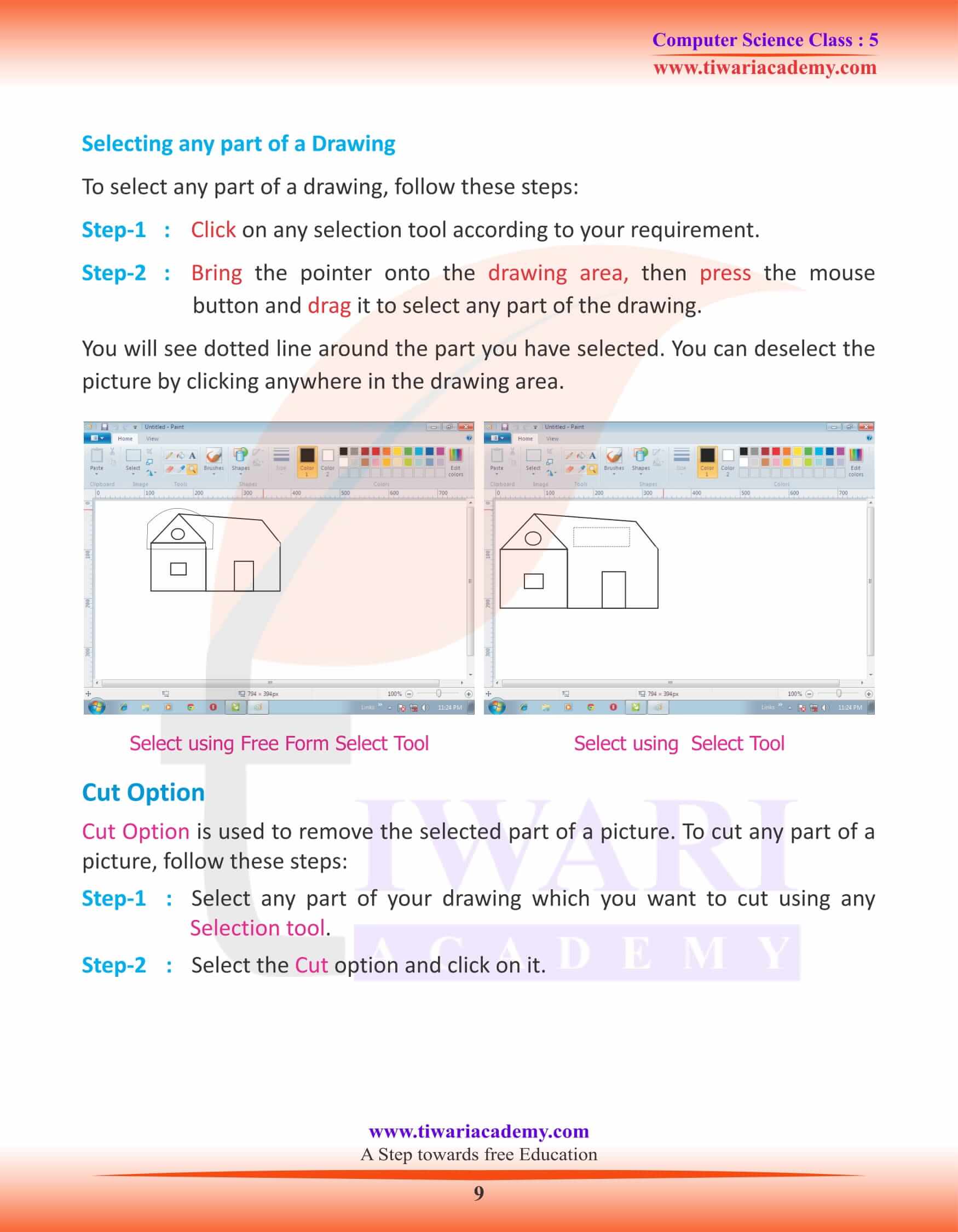 Class 5 Computer Science Chapter 6 Revision Book