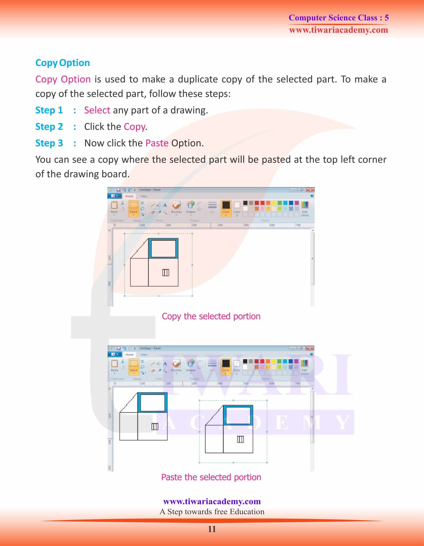 Class 5 Computer Science Chapter 6 Practice