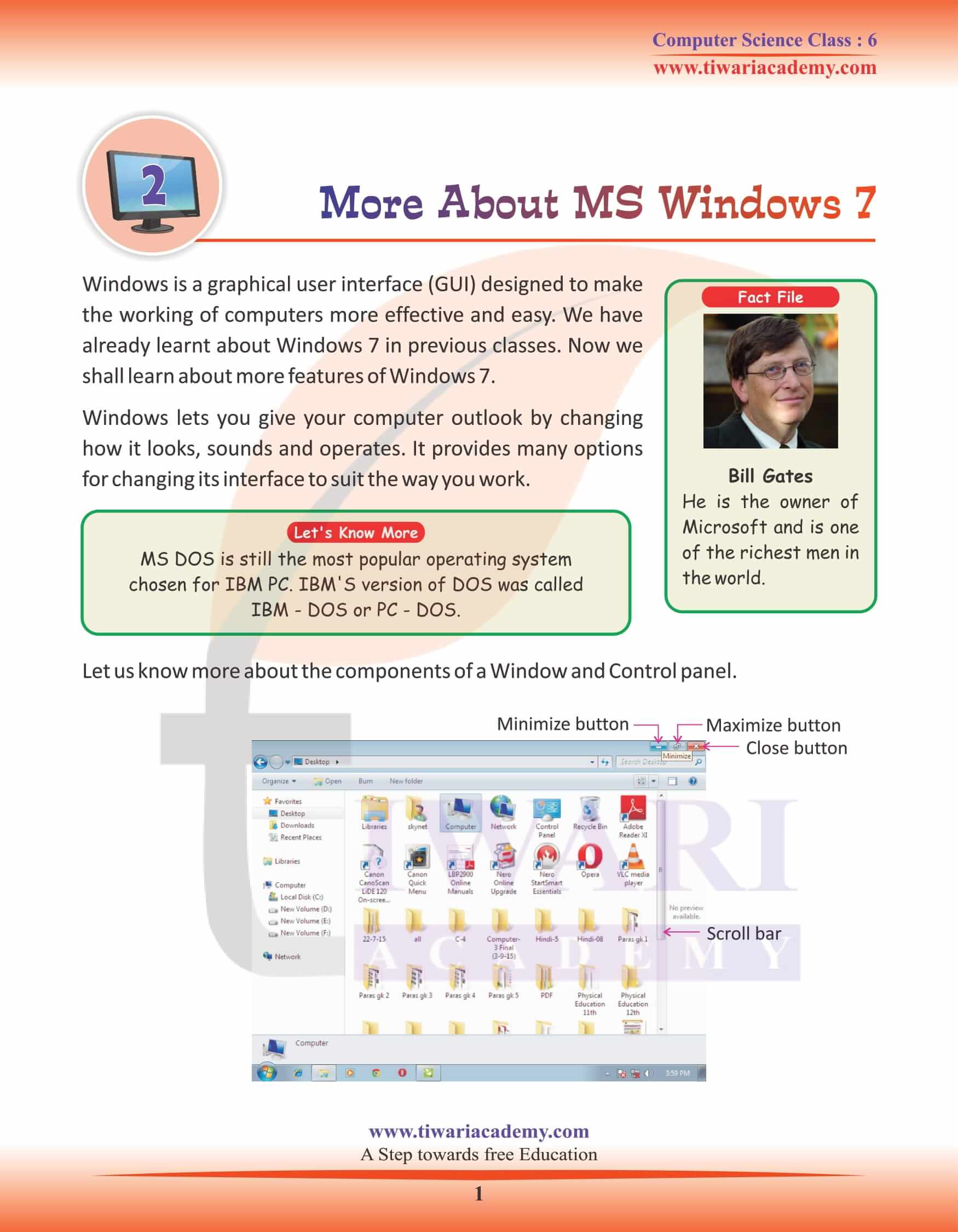 NCERT Solutions for Class 6 Computer Science Chapter 2