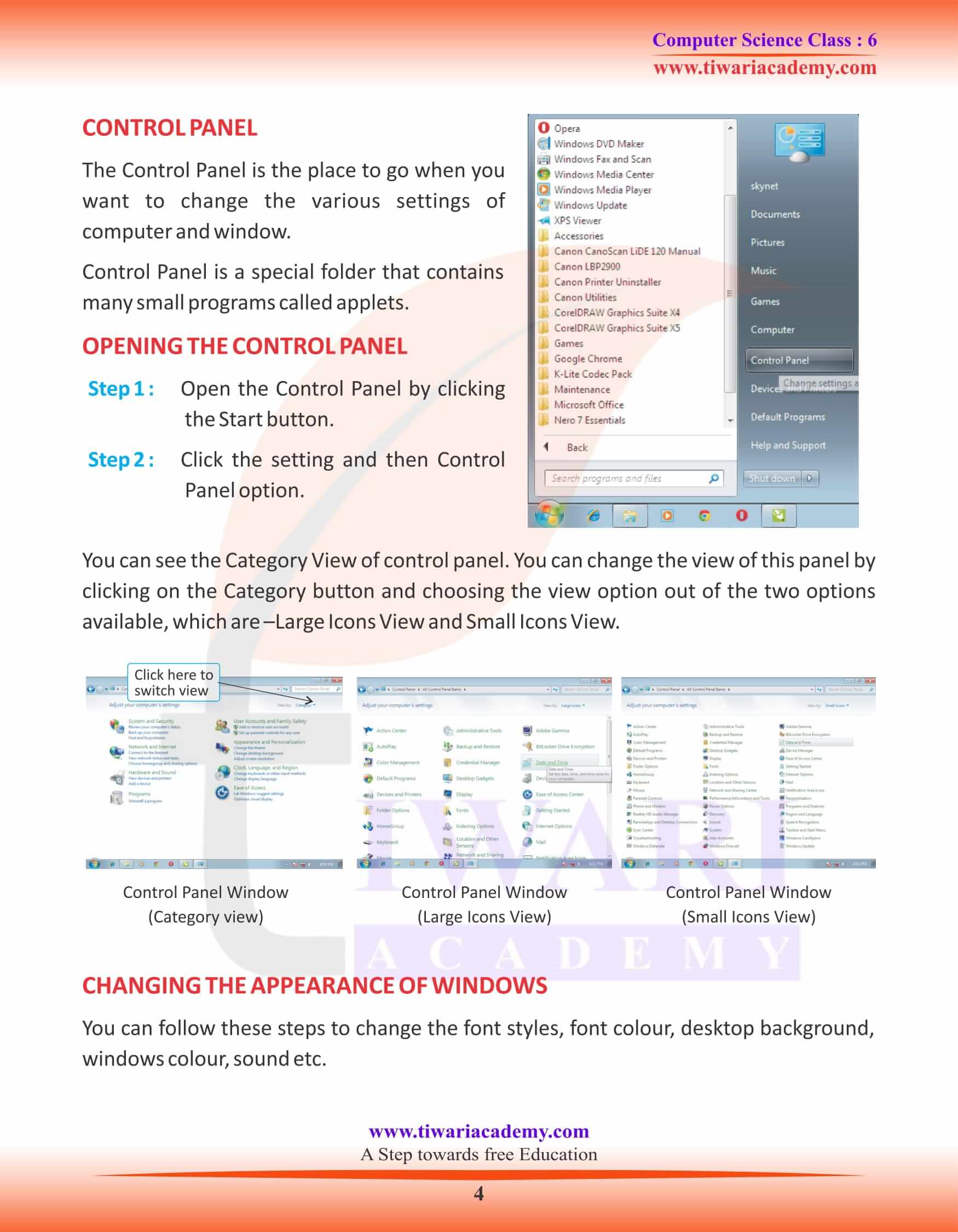 Class 6 Computer Science Chapter 2