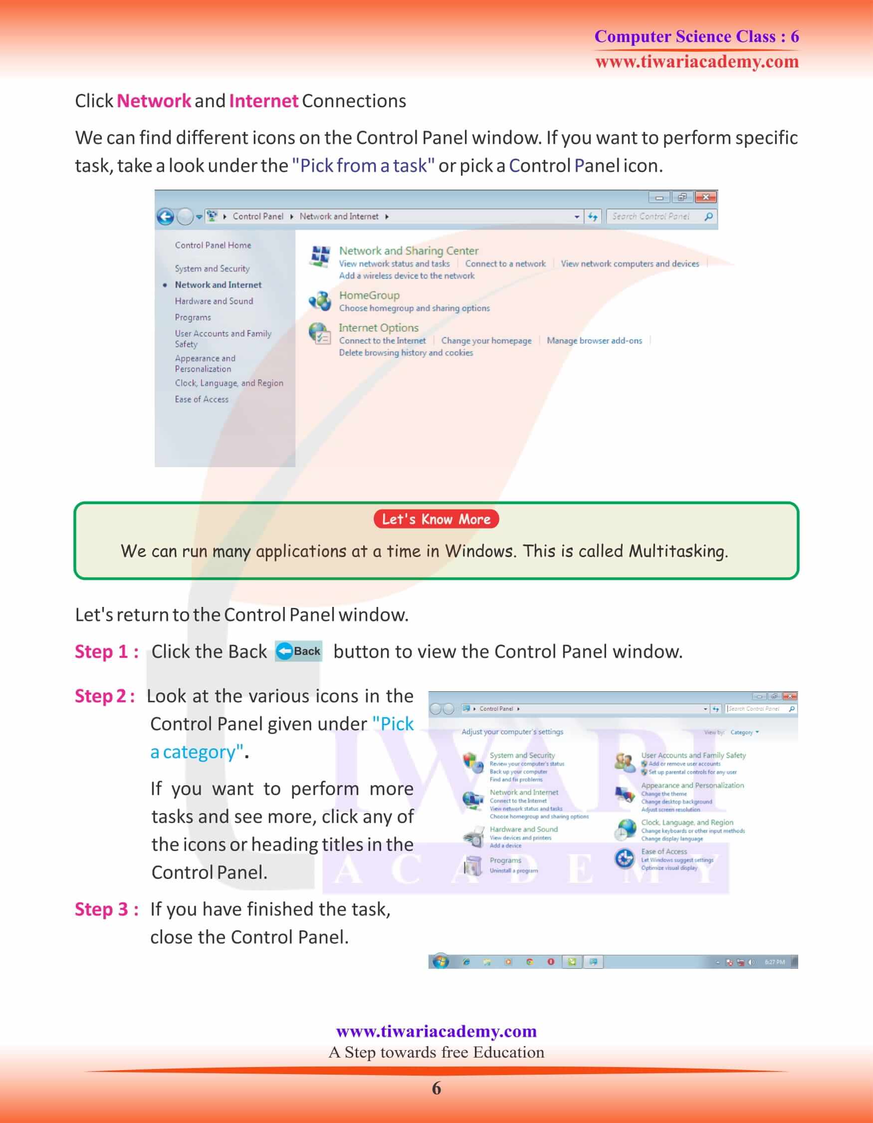 Class 6 Computer Science Chapter 2 Study Material