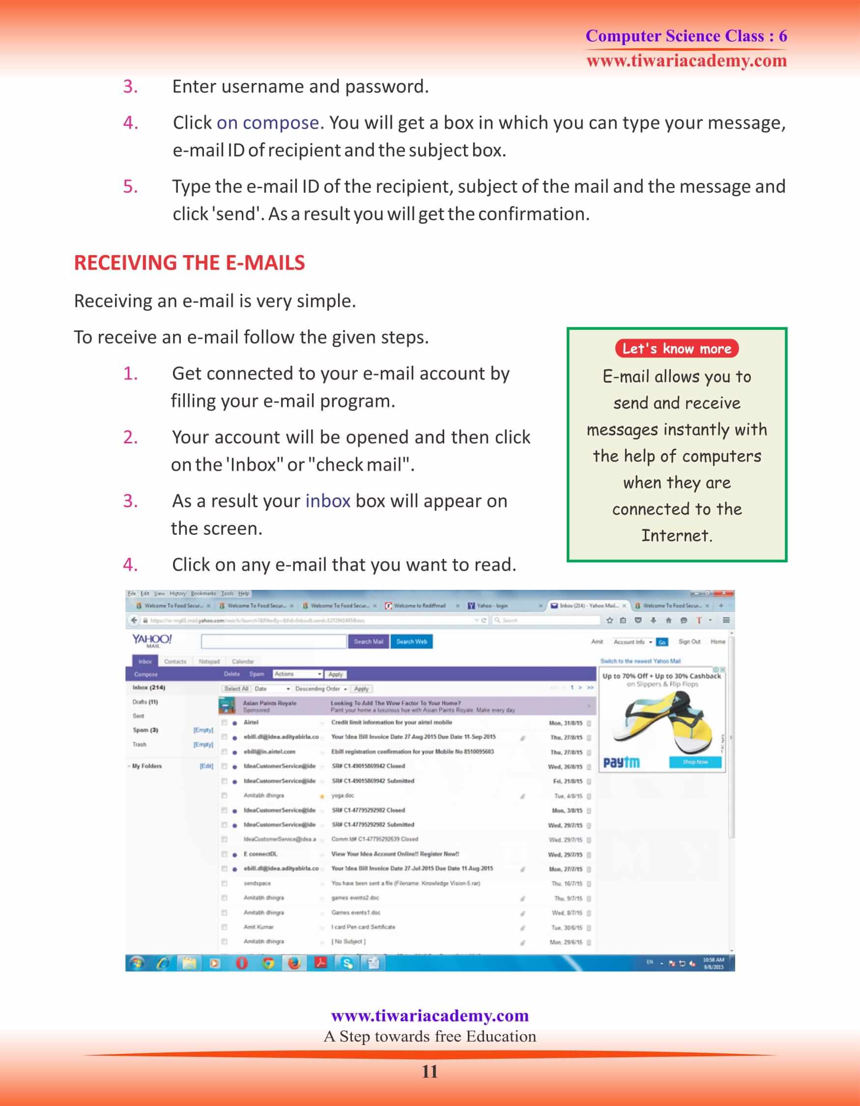 Class 6 Computer Science Chapter 9 Worksheets