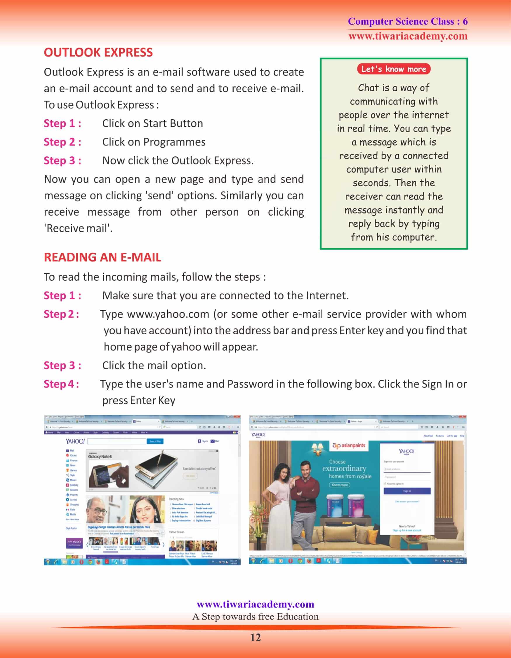 Class 6 Computer Science Chapter 9 Worksheet