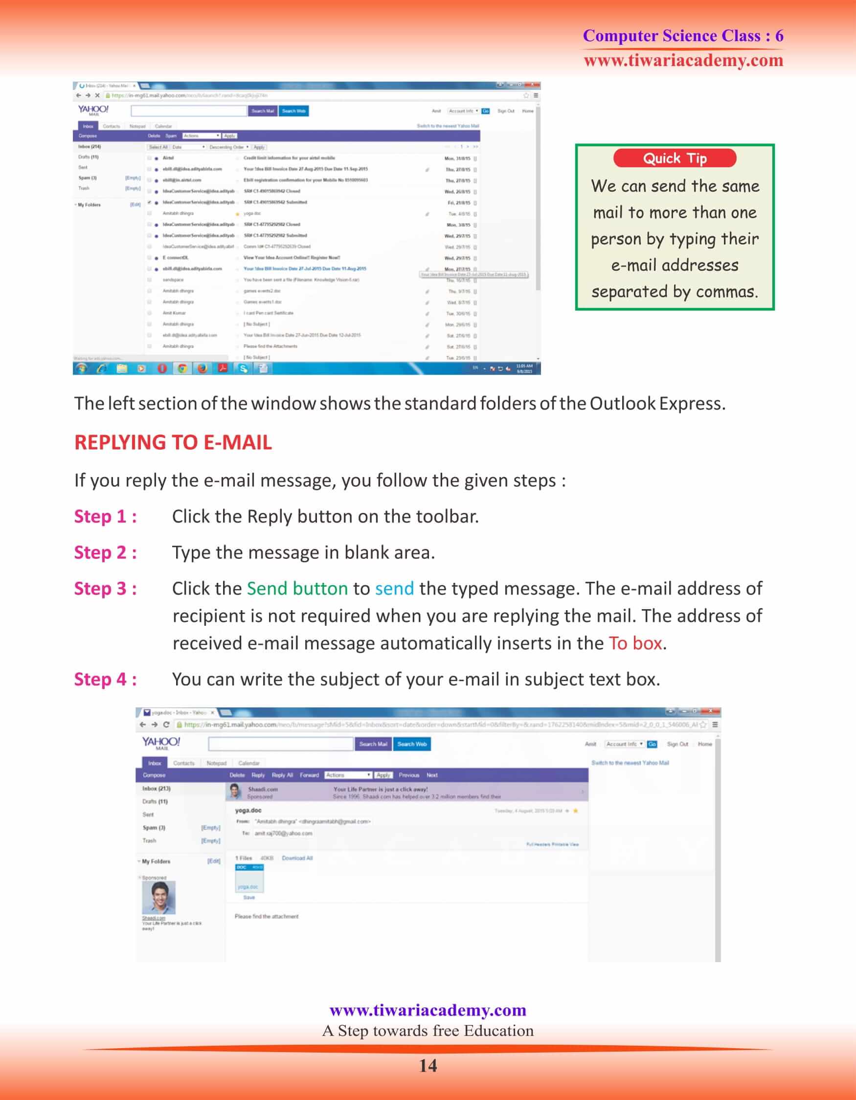 Class 6 Computer Science Chapter 9 Worknotes