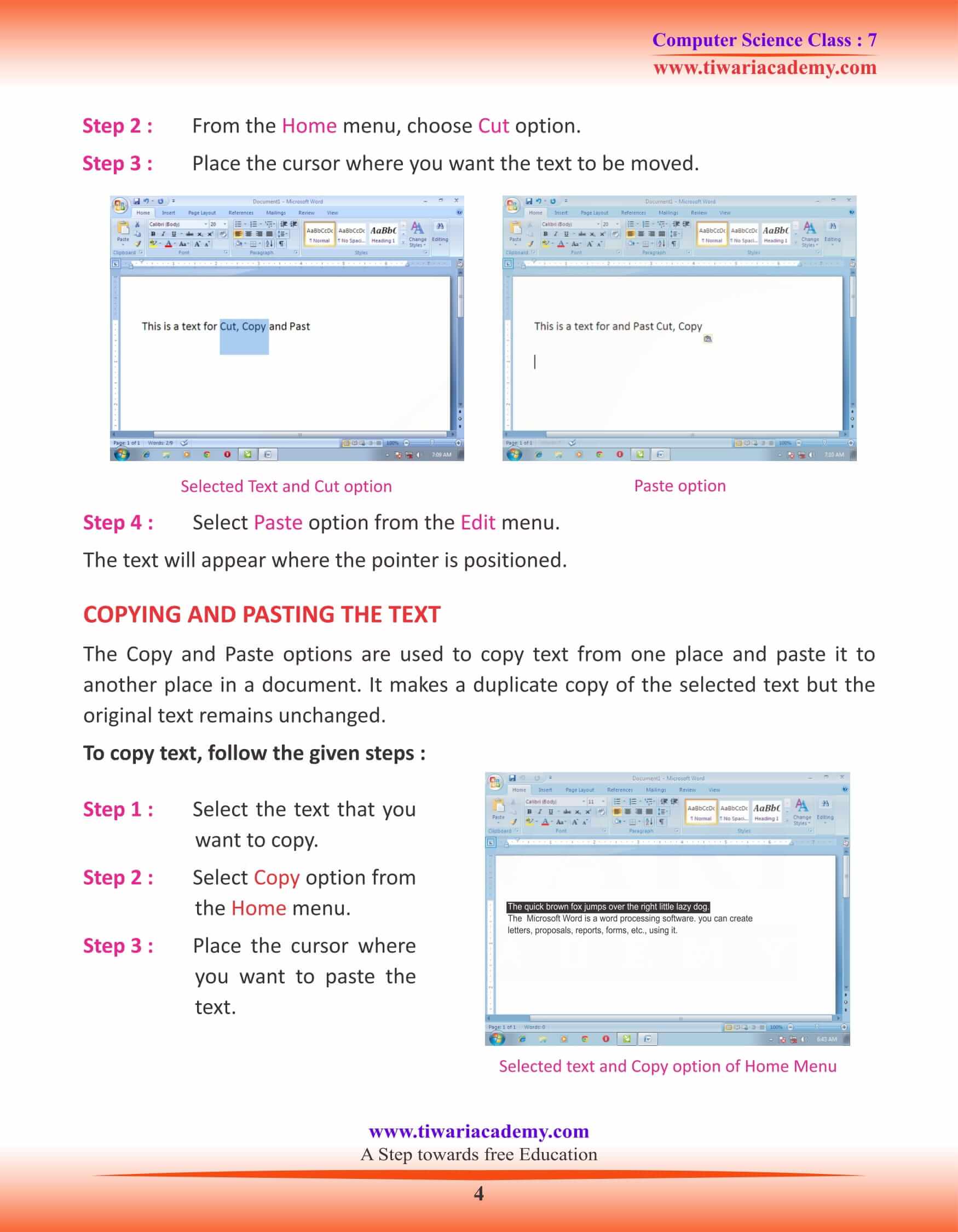 Class 7 Computer Science Chapter 2