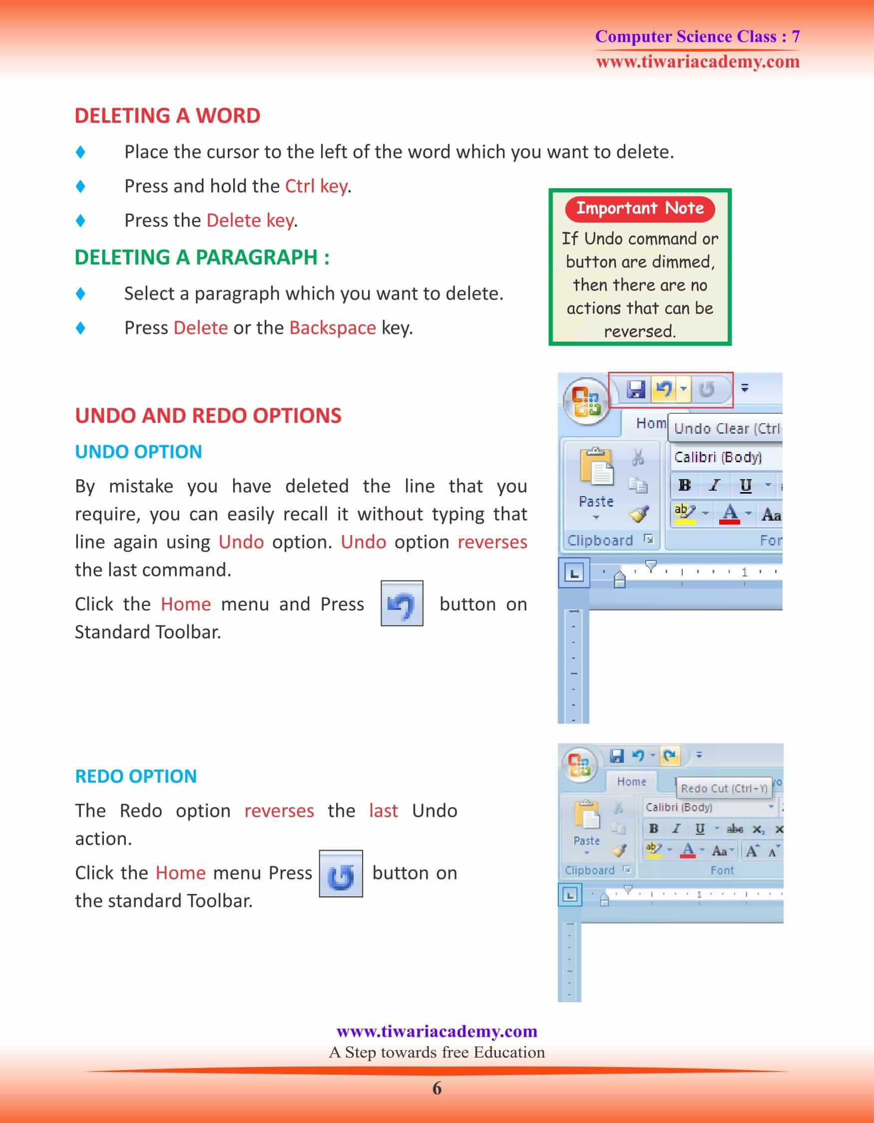 Class 7 Computer Science Chapter 2 Notes