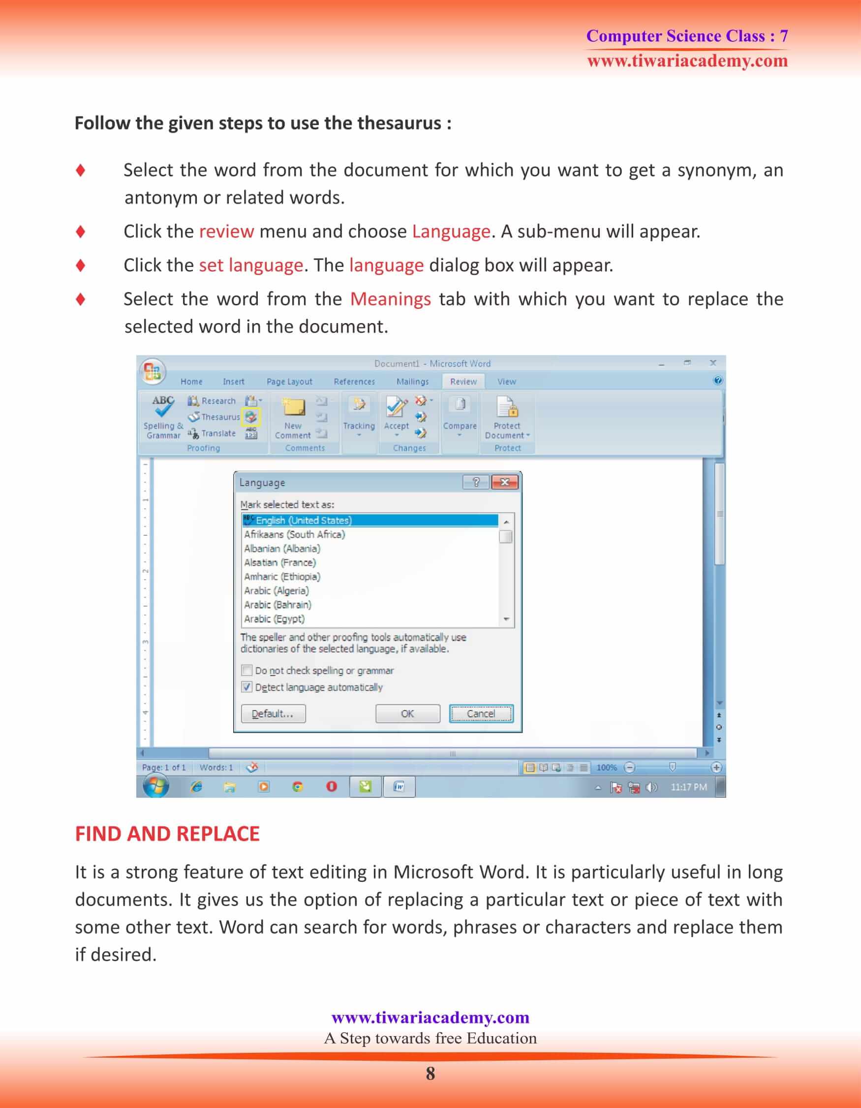 Class 7 Computer Science Chapter 2 Exercises