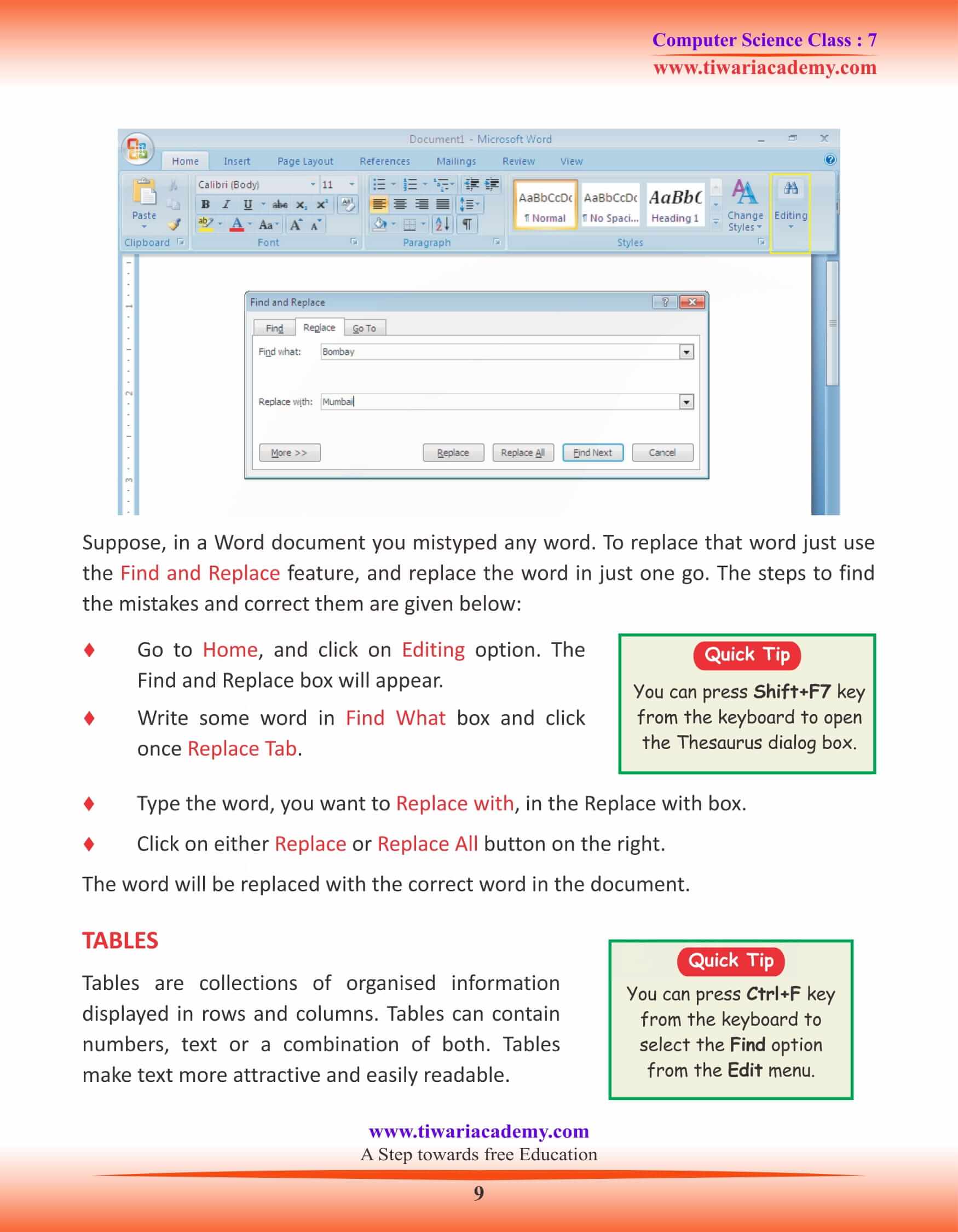 Class 7 Computer Science Chapter 2 Activities