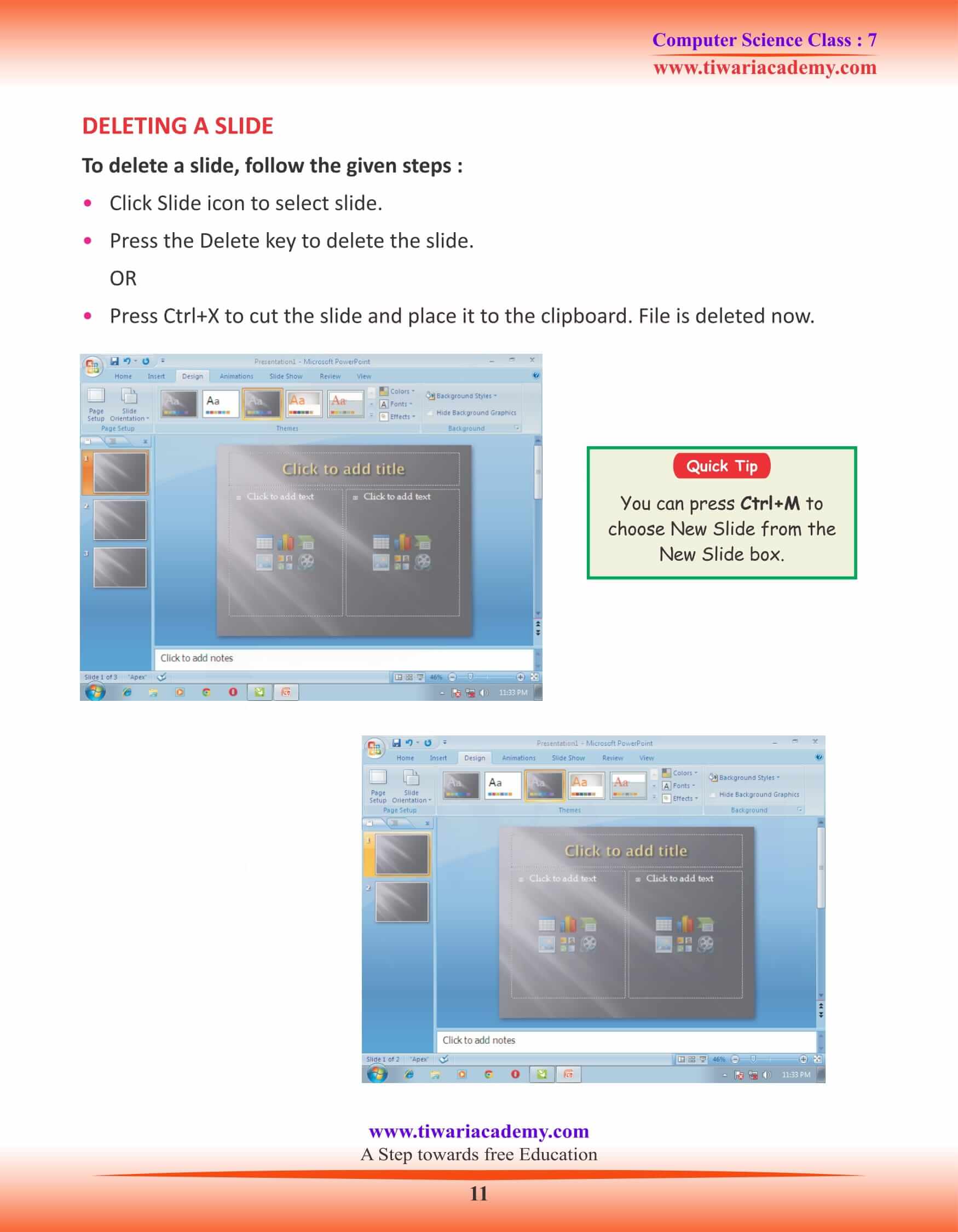 Class 7 Computer Science Chapter 3 Exercise