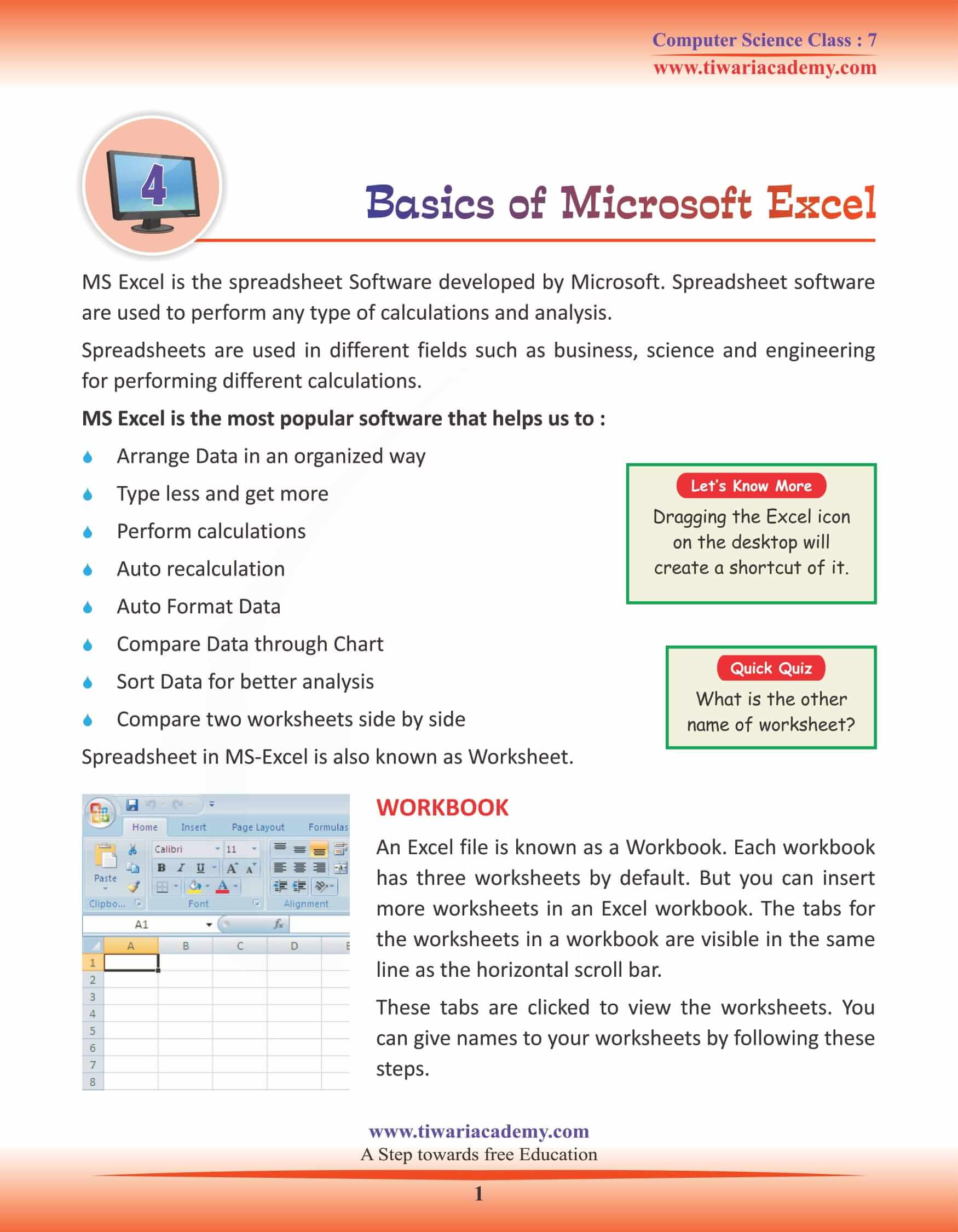 NCERT Solutions for Class 7 Computer Science Chapter 4