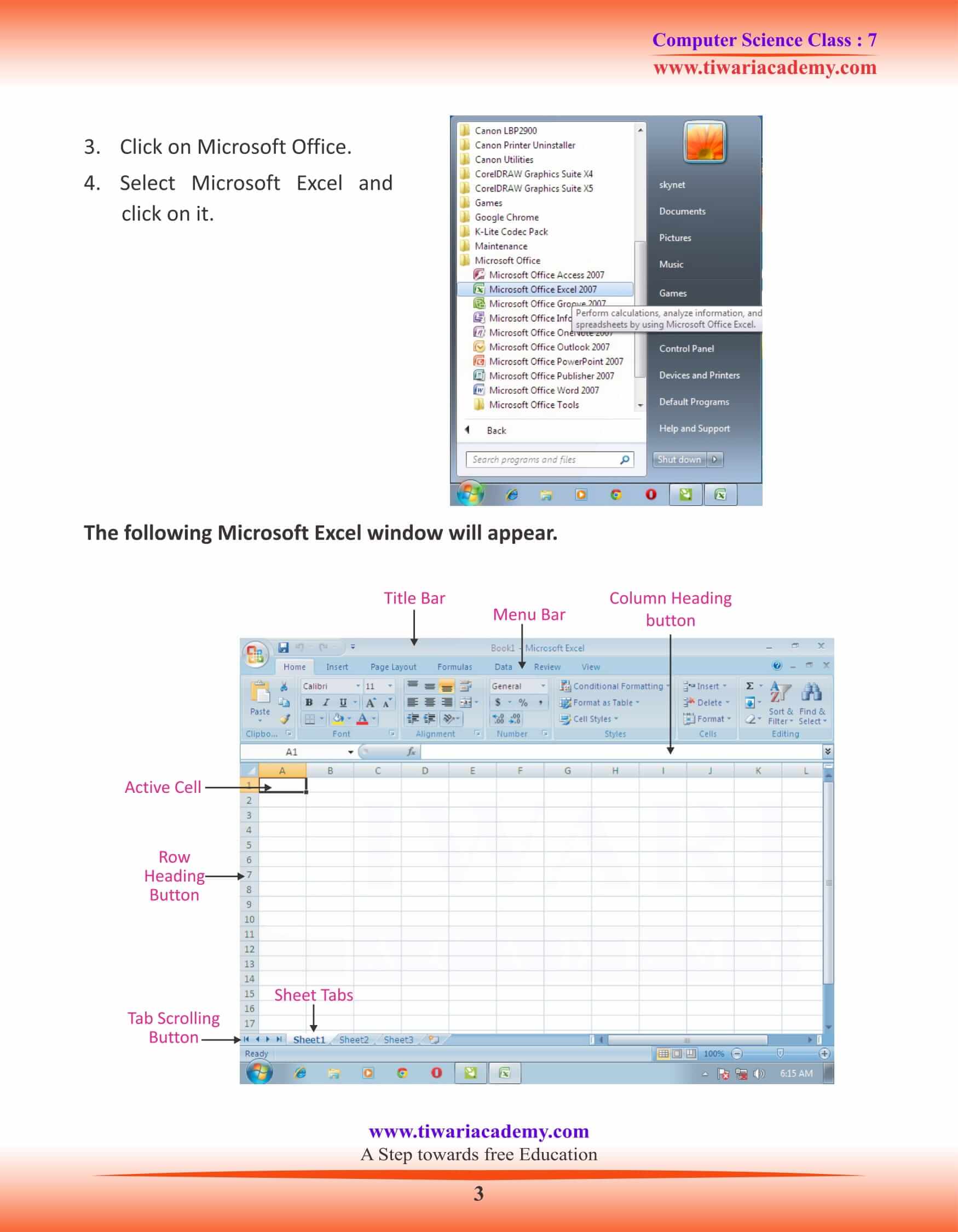 Basics of Microsoft Excel