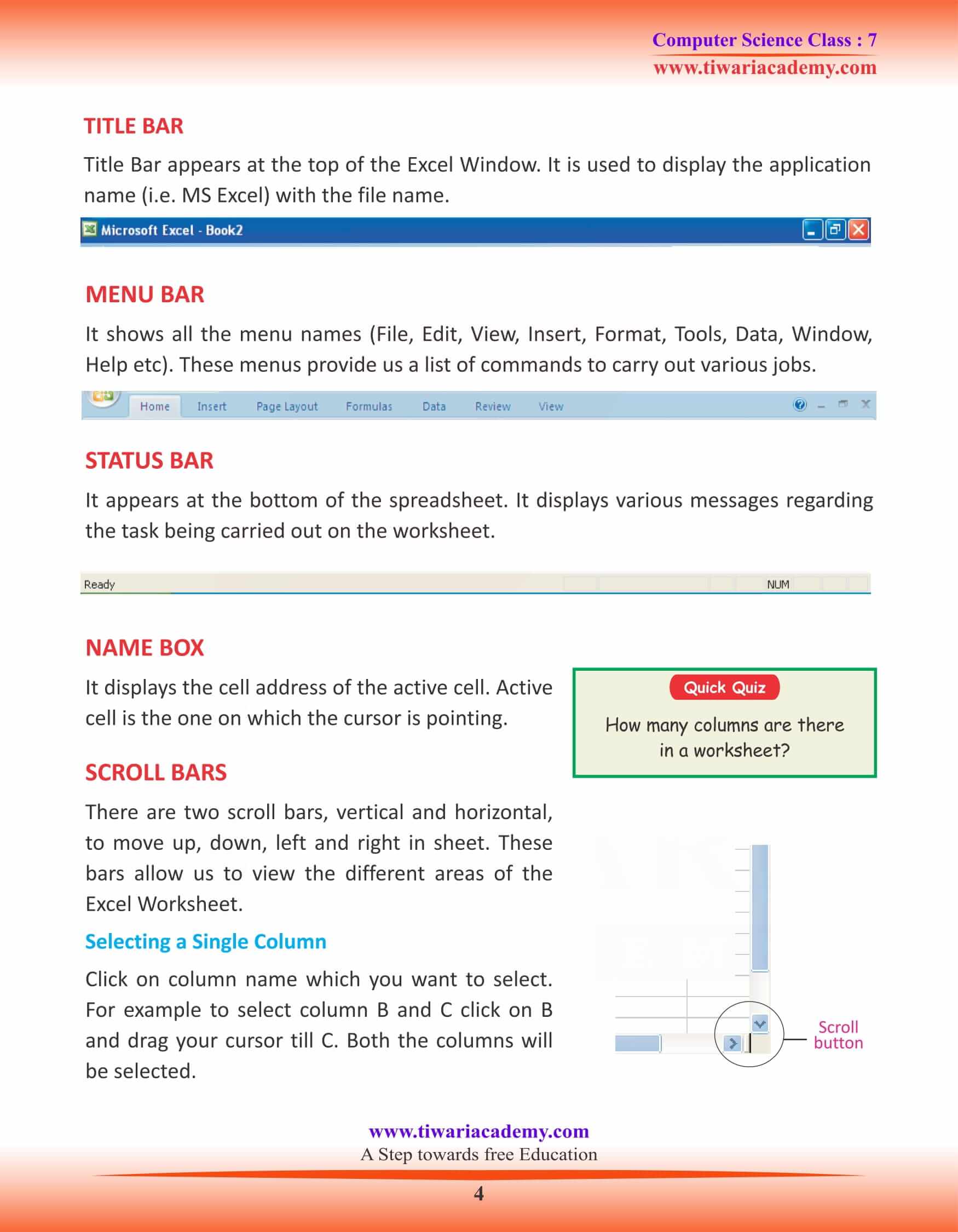 Class 7 Computer Science Chapter 4