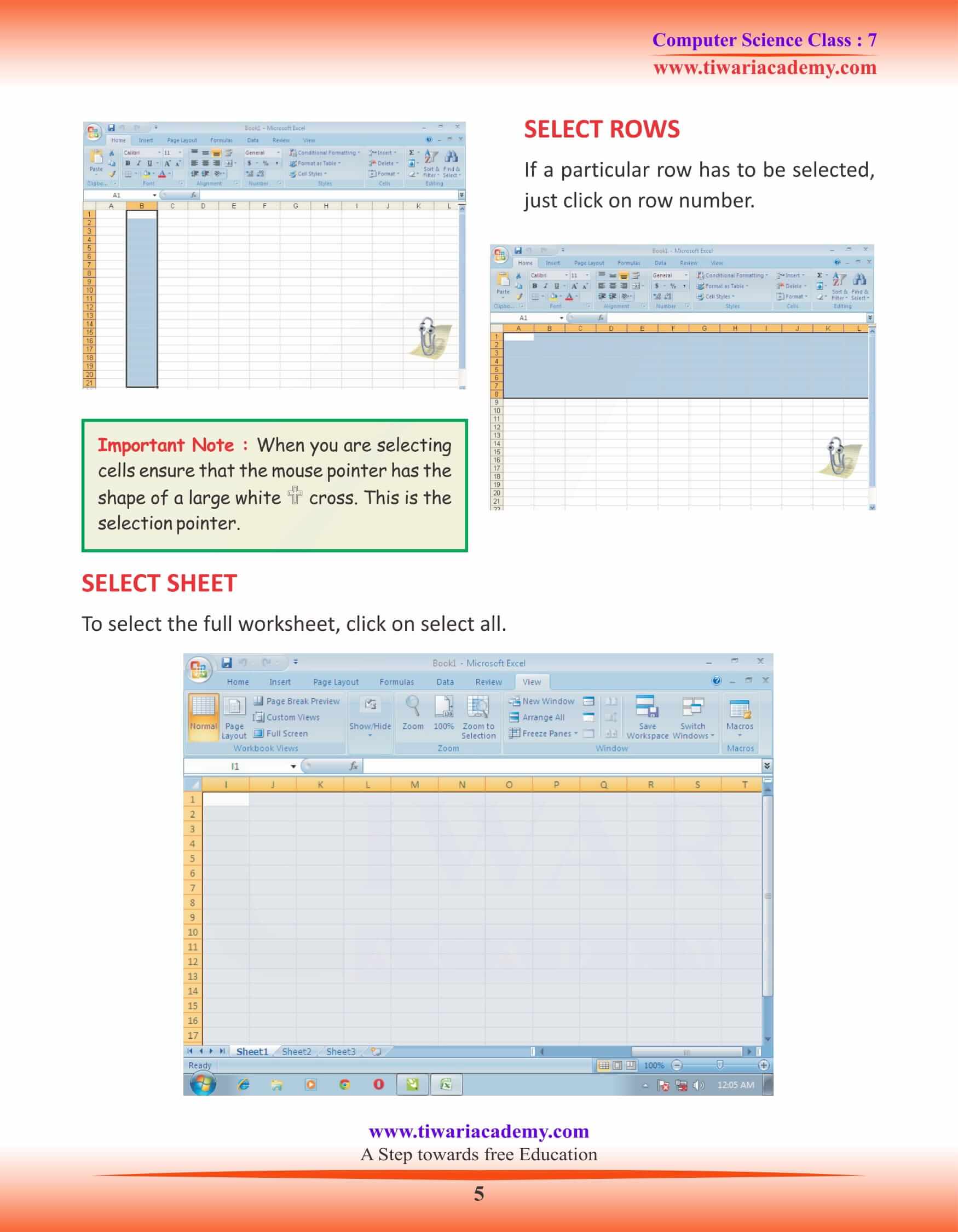 Class 7 Computer Science Chapter 4 Study Material