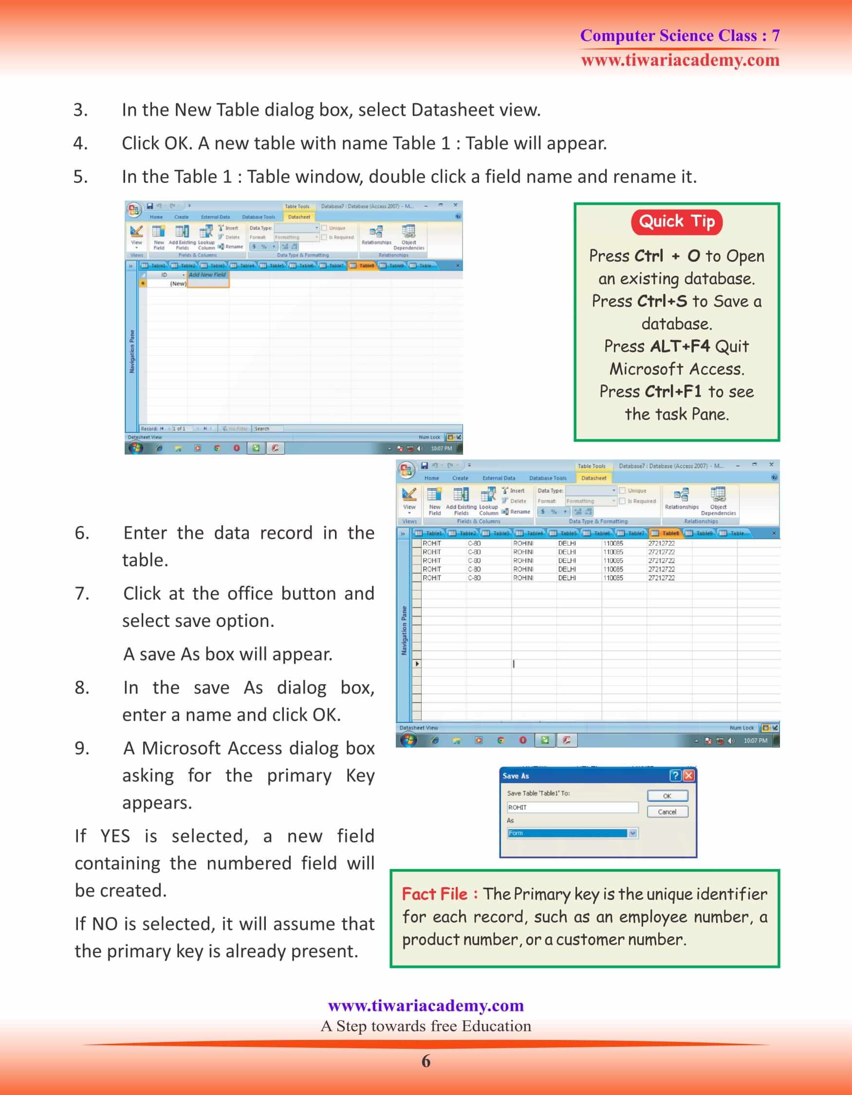 Class 7 Computer Science Chapter 5 Notes