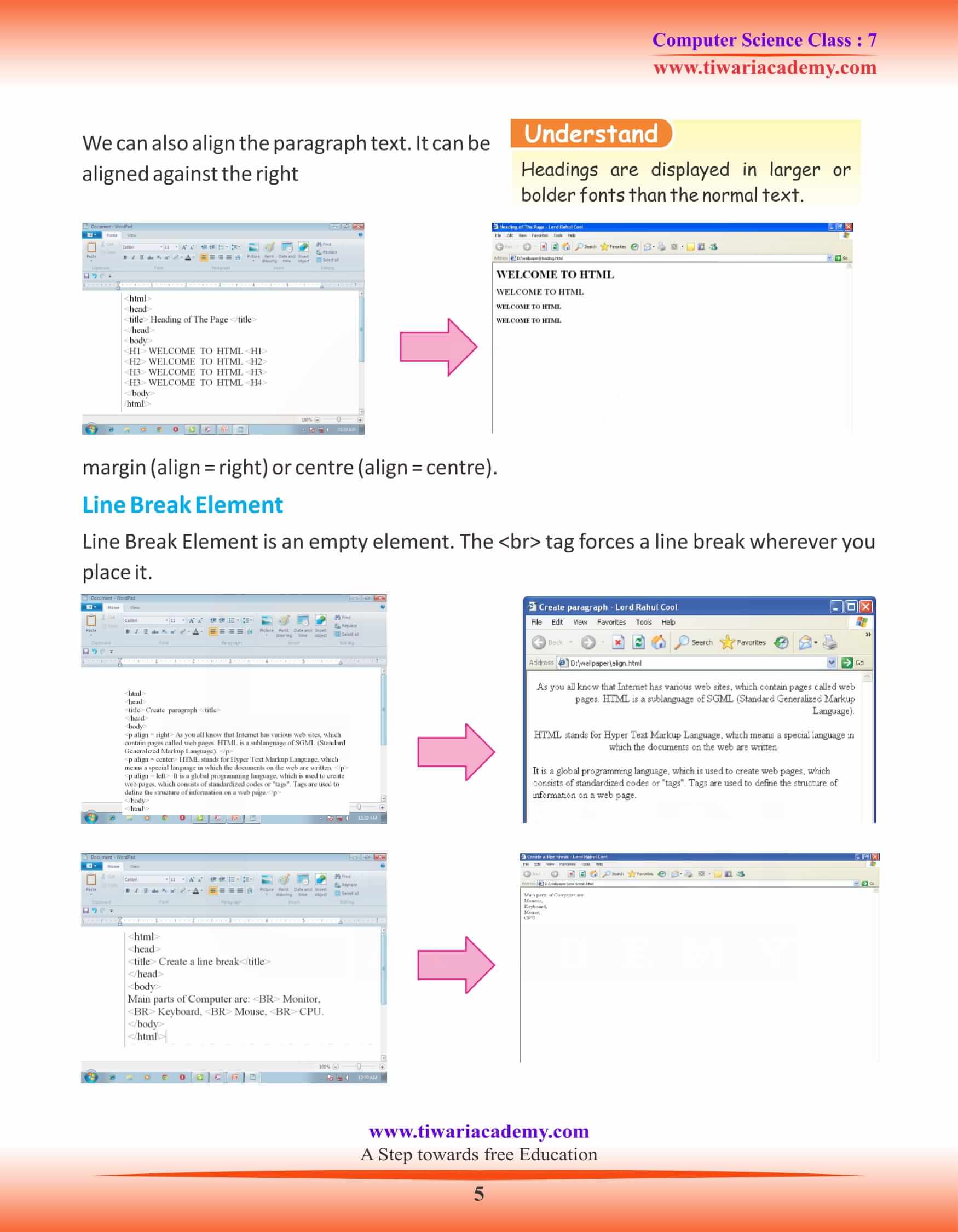 Class 7 Computer Science Chapter 8 Study Material