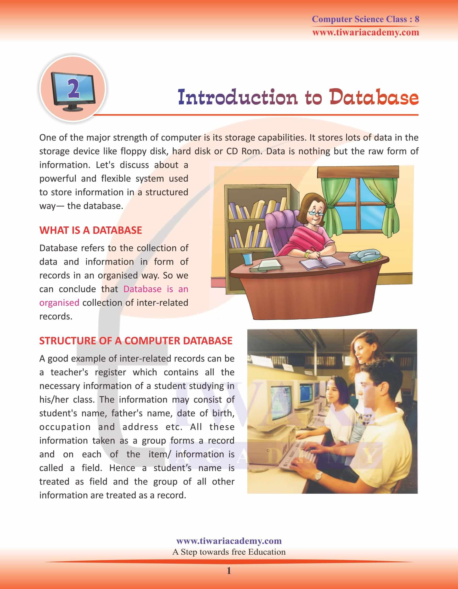 case study for class 8 computer