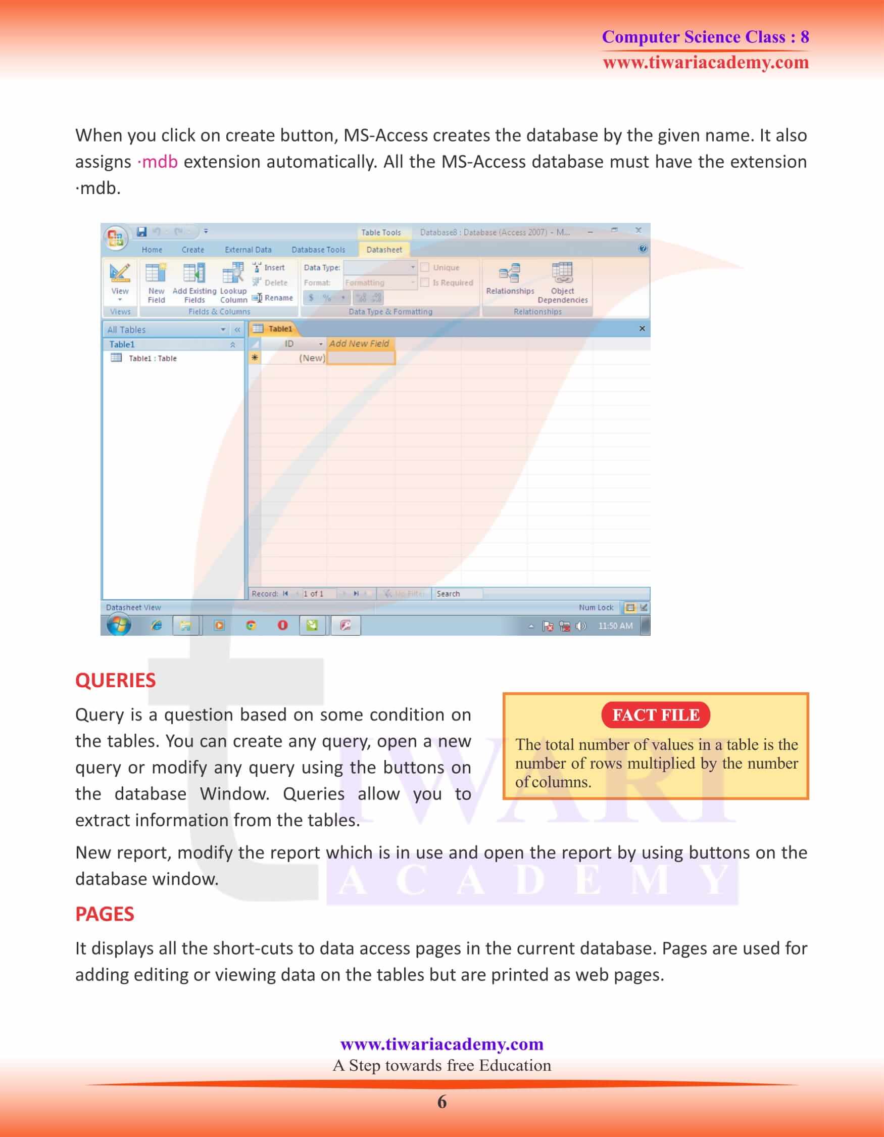 Class 8 Computer Science Chapter 3 Study Material