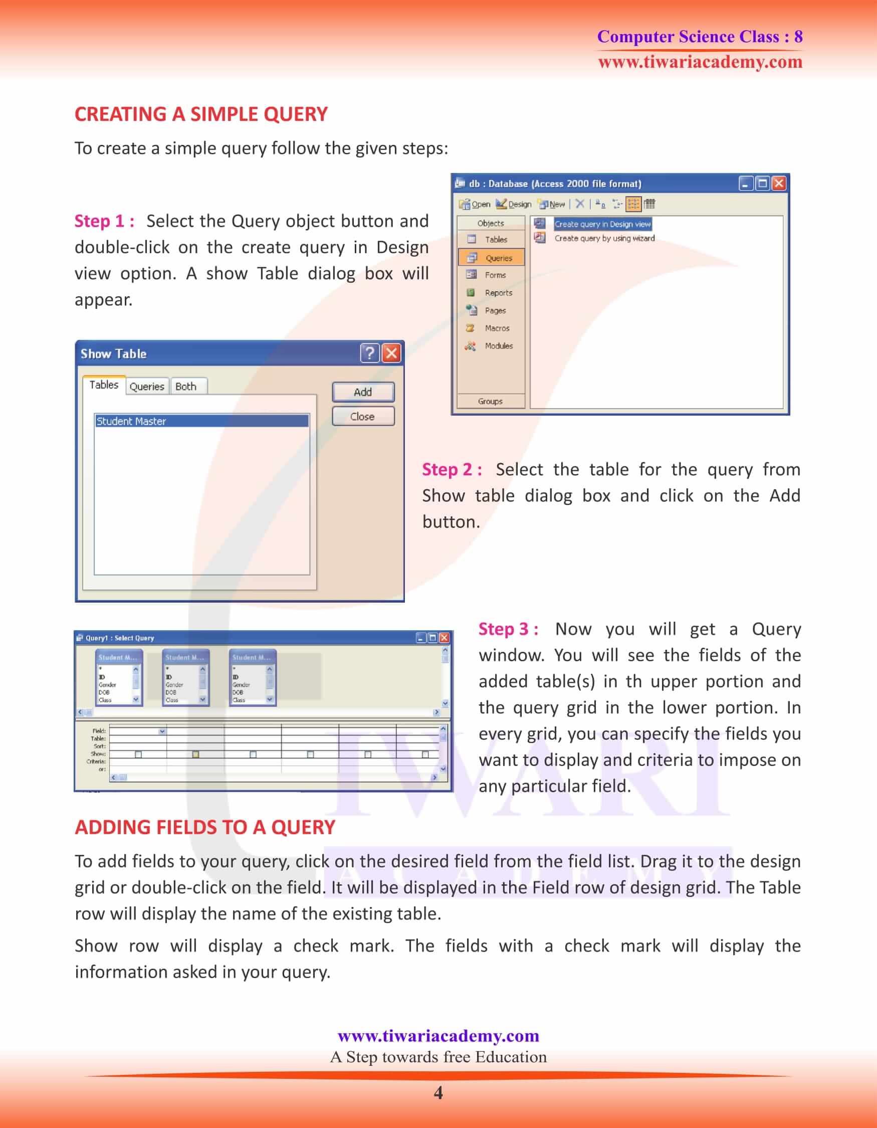 Class 8 Computer Science Chapter 7