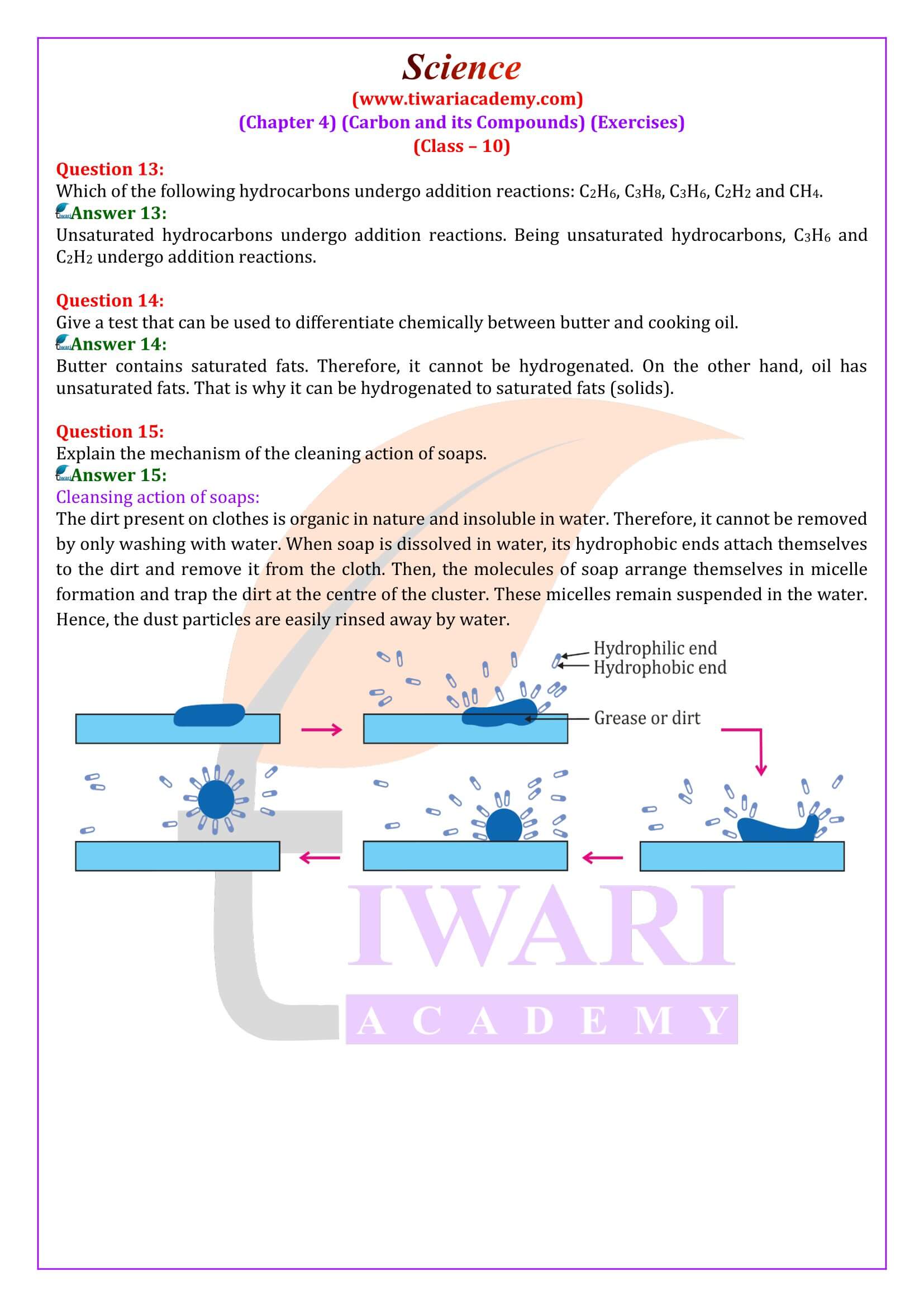 NCERT Solutions for Class 10 Science Chapter 4 Question Answers