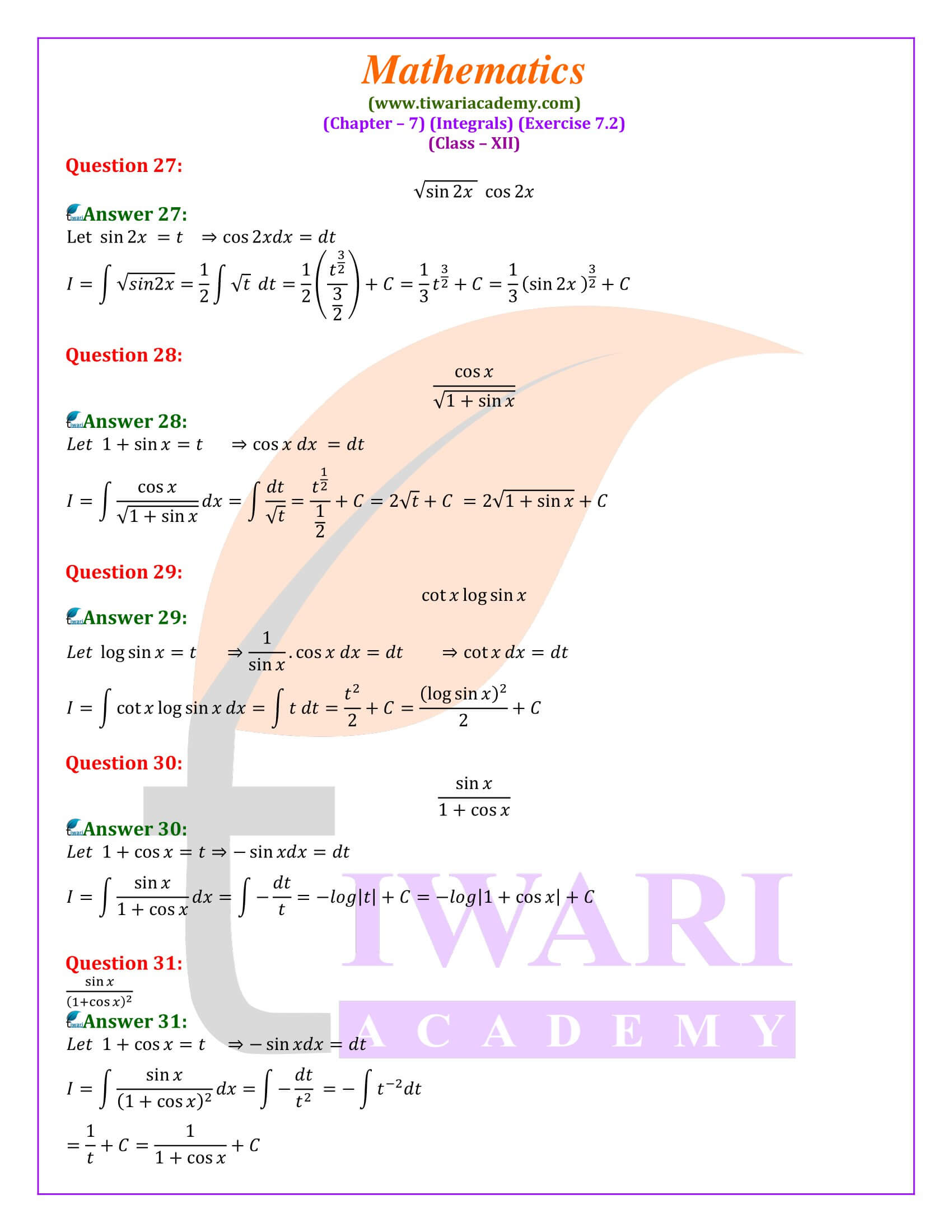 Dr Manohar re 12th class math solution (#35), Samakalan class 12