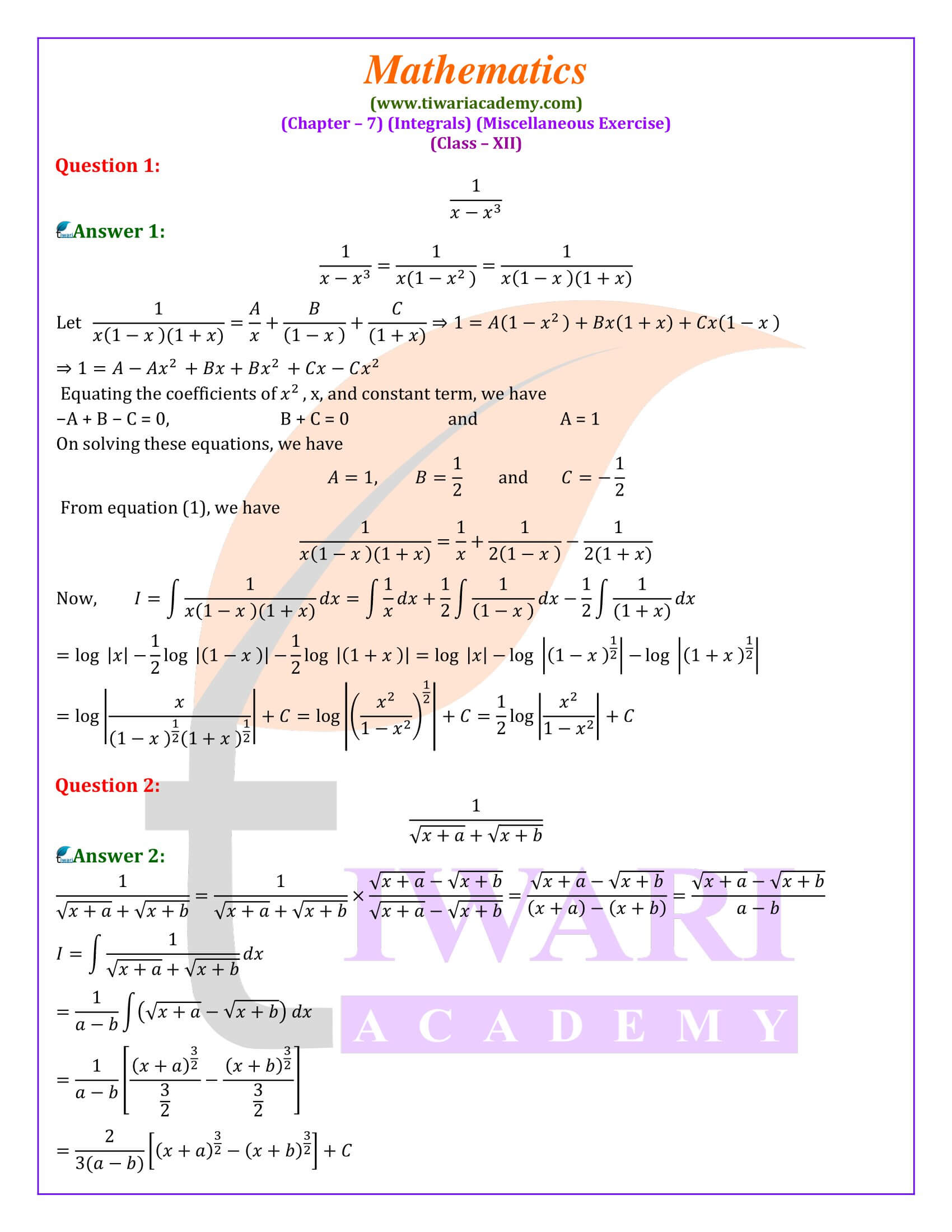 Dr Manohar re 12th class math solution (#35), Samakalan class 12