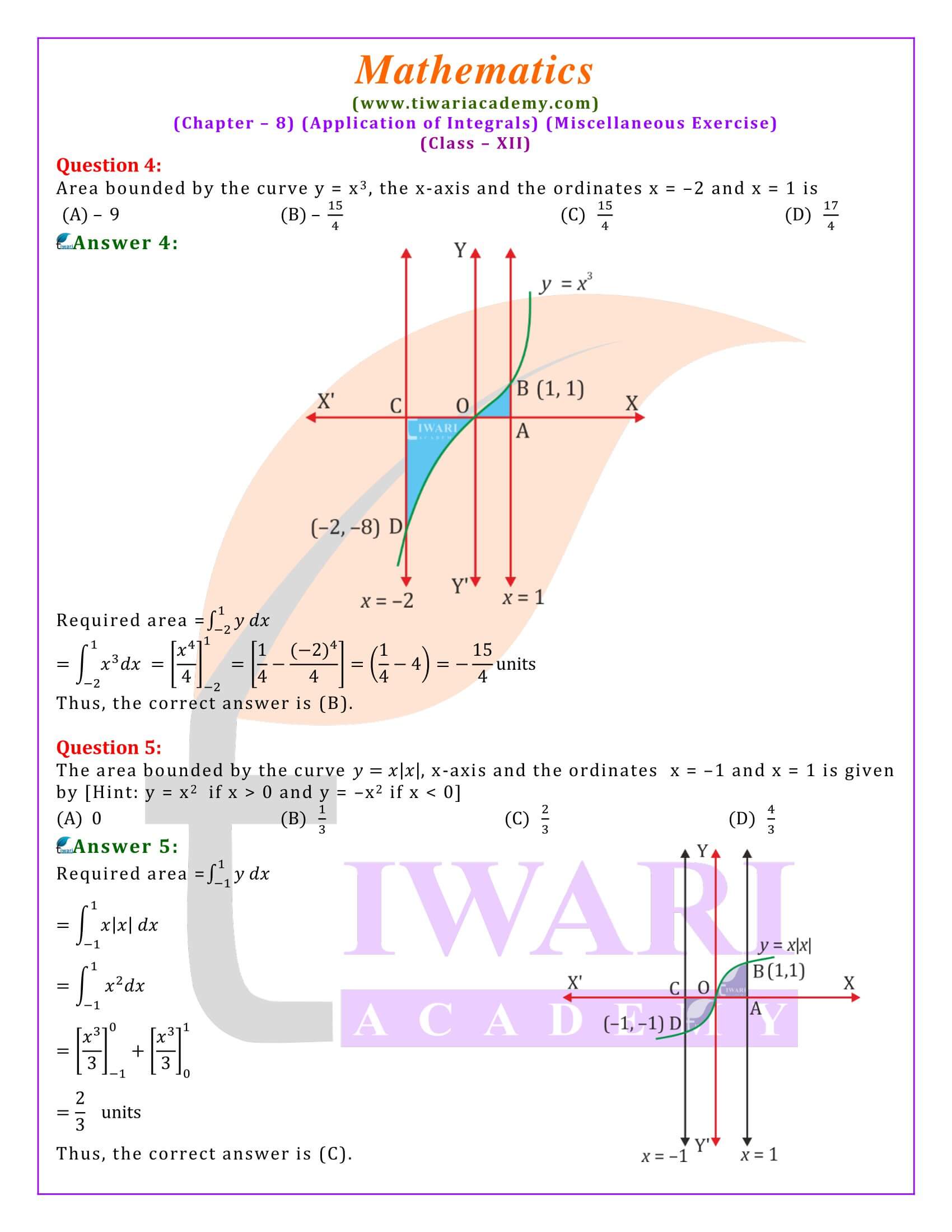 12th Maths misc. ex. 8