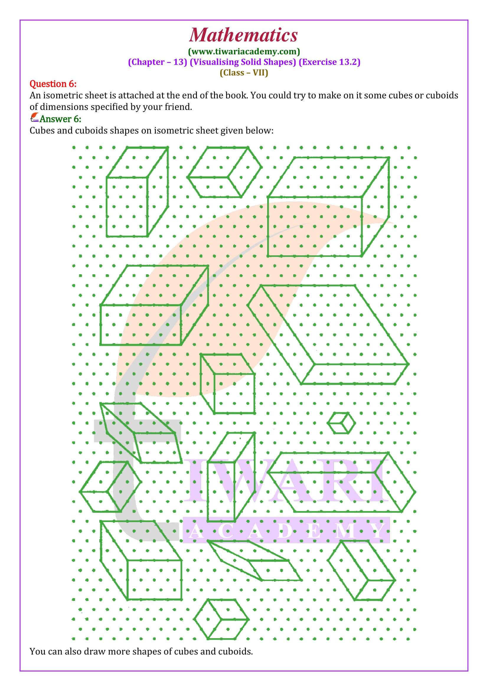 Class 7 Maths Exercise 13.2