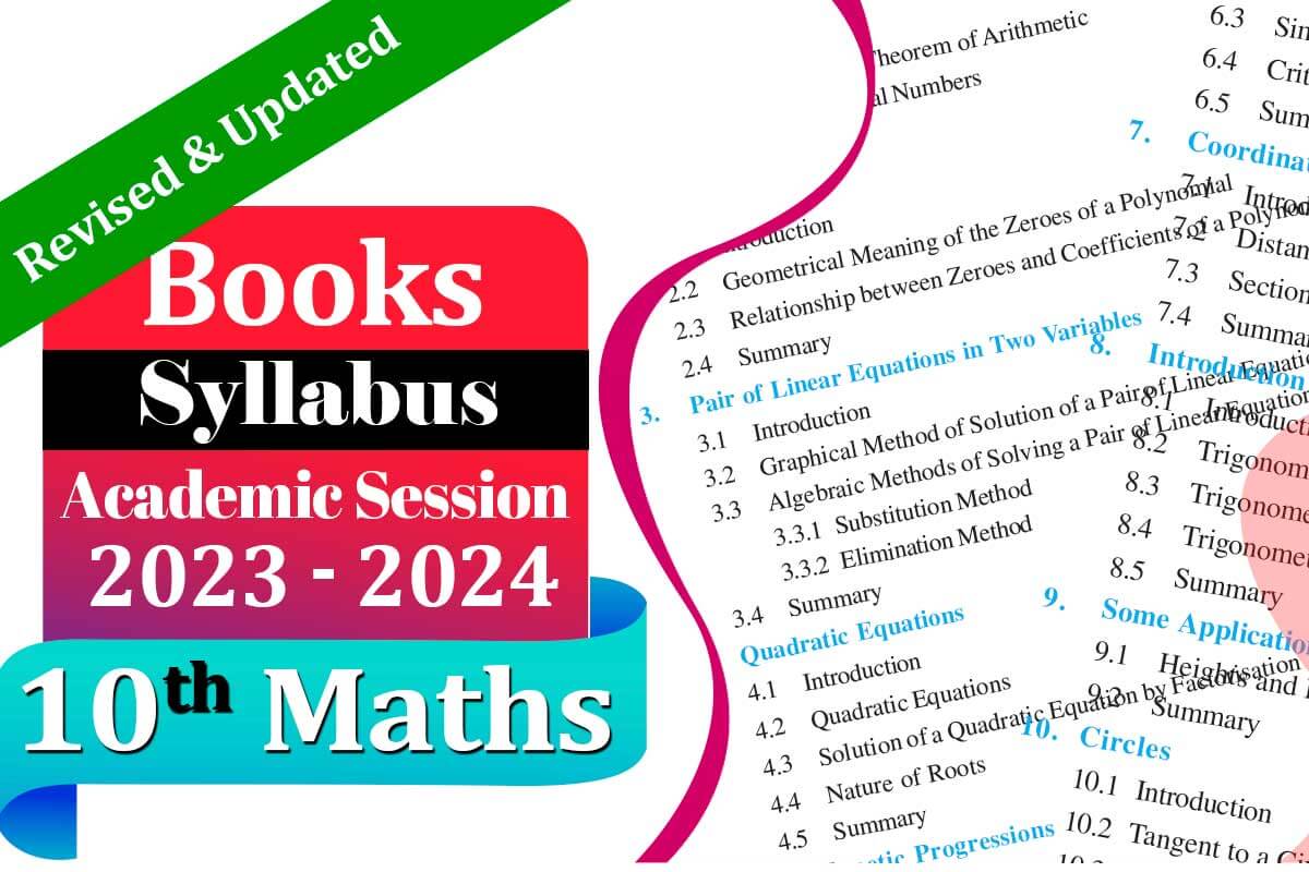 Class 10 Maths updated solutions