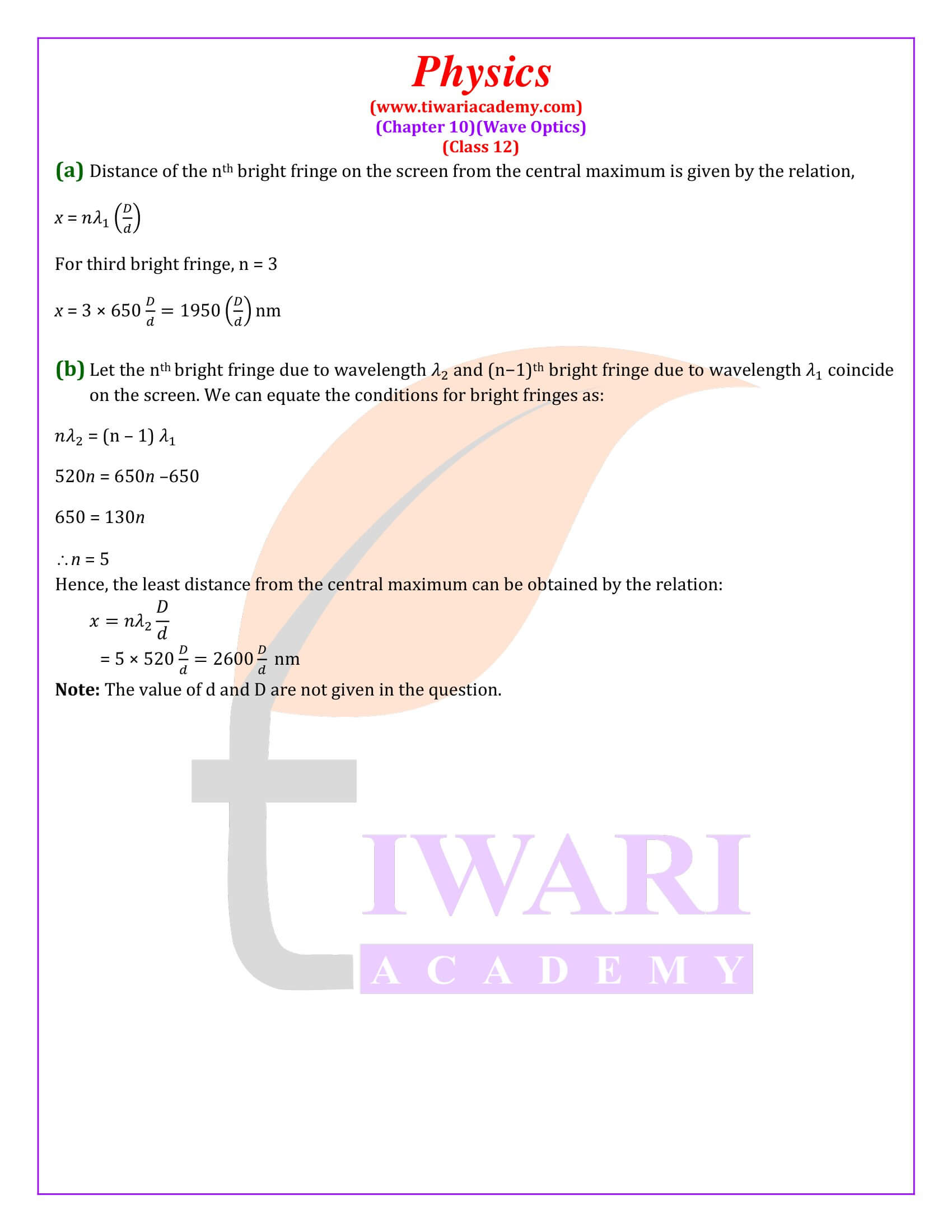 NCERT Solutions for Class 12 Physics Chapter 10 Question Answers