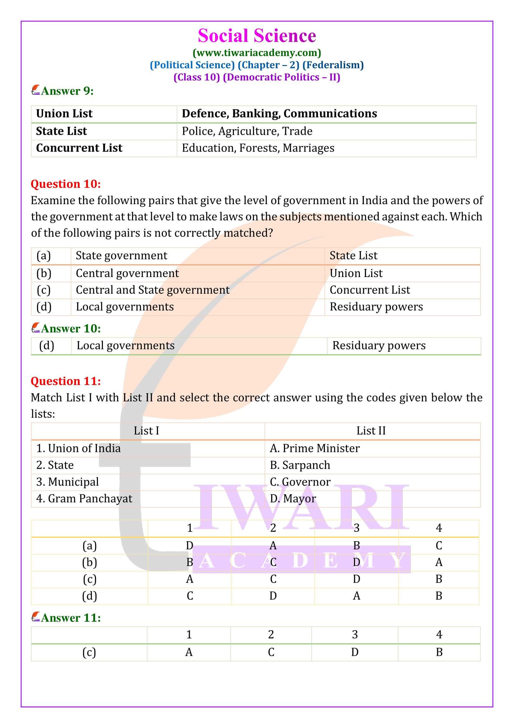 Class 10 Civics Chapter 2