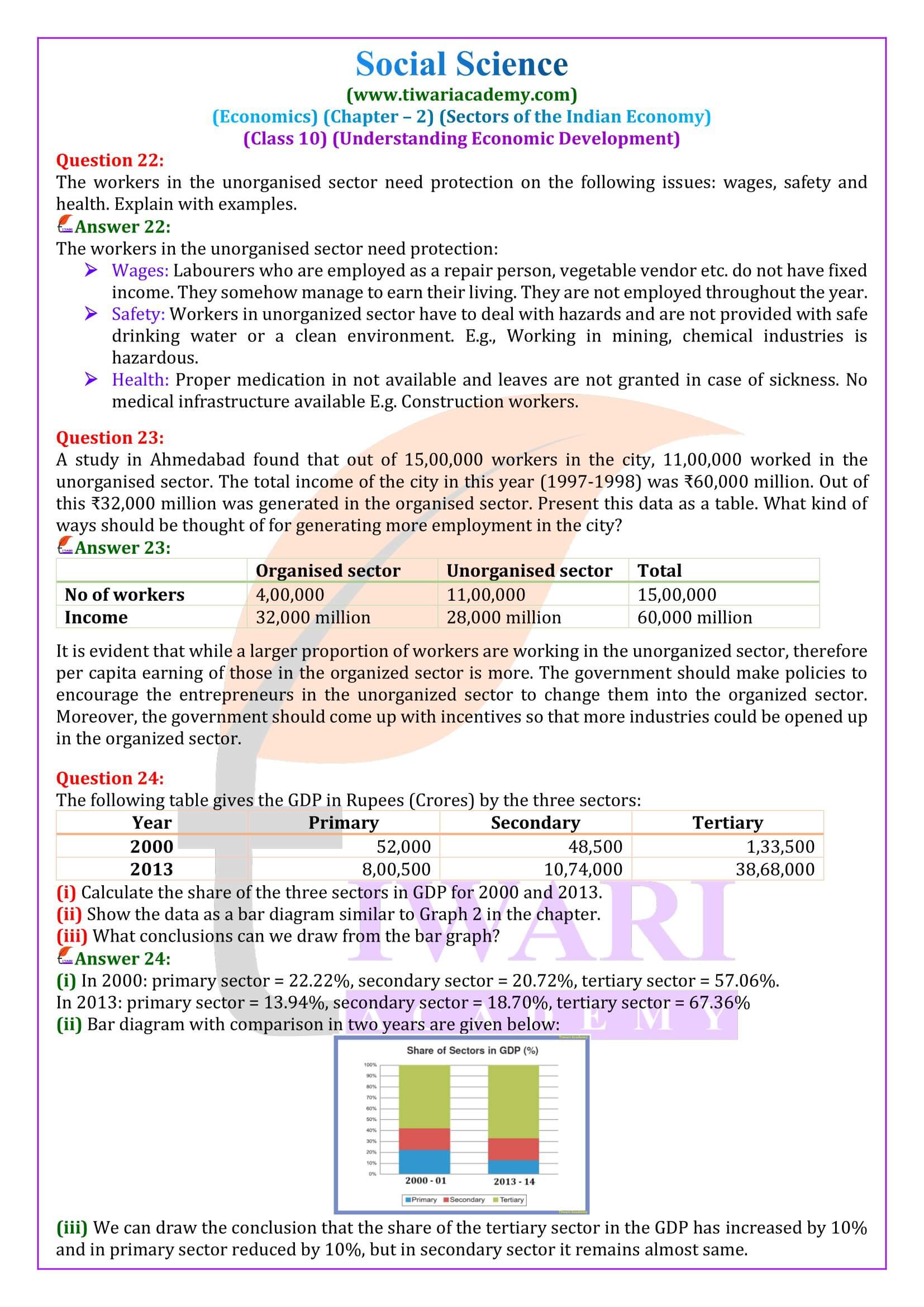 Class 10 Economics Chapter 2 guide