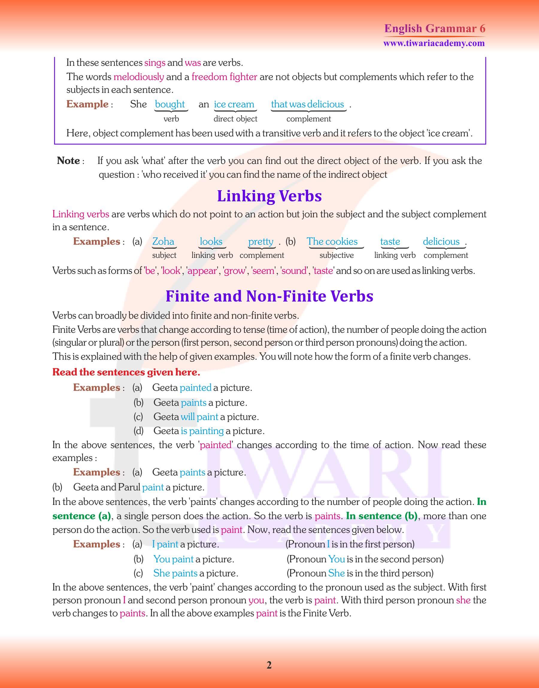 Class 6 Grammar Special Finite Verbs Modal Verbs
