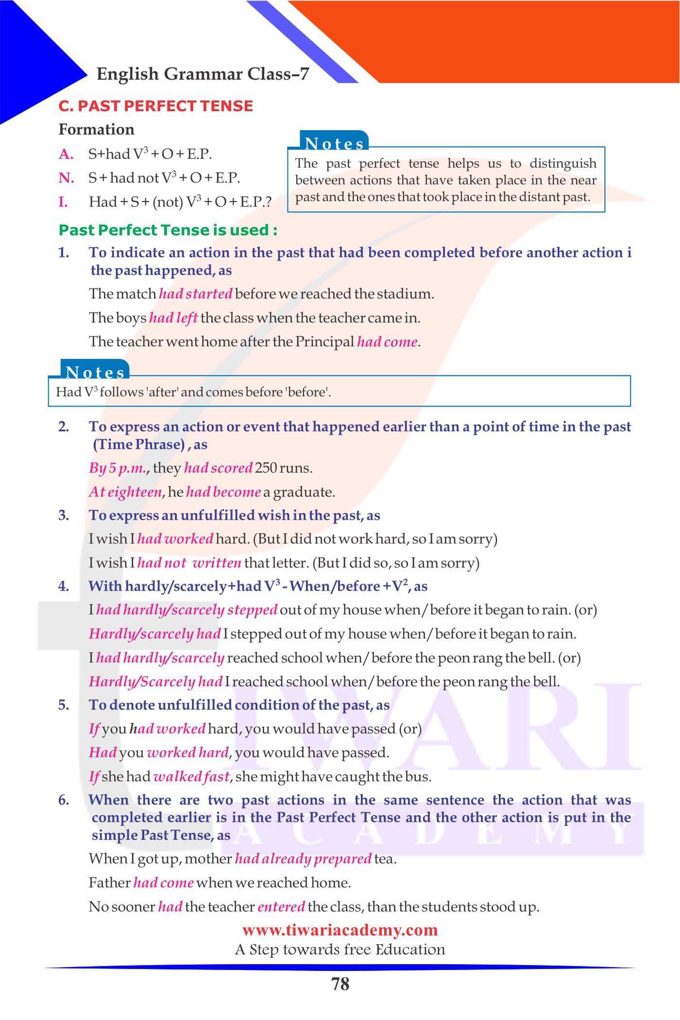 Class 7 Grammar Chapter 11