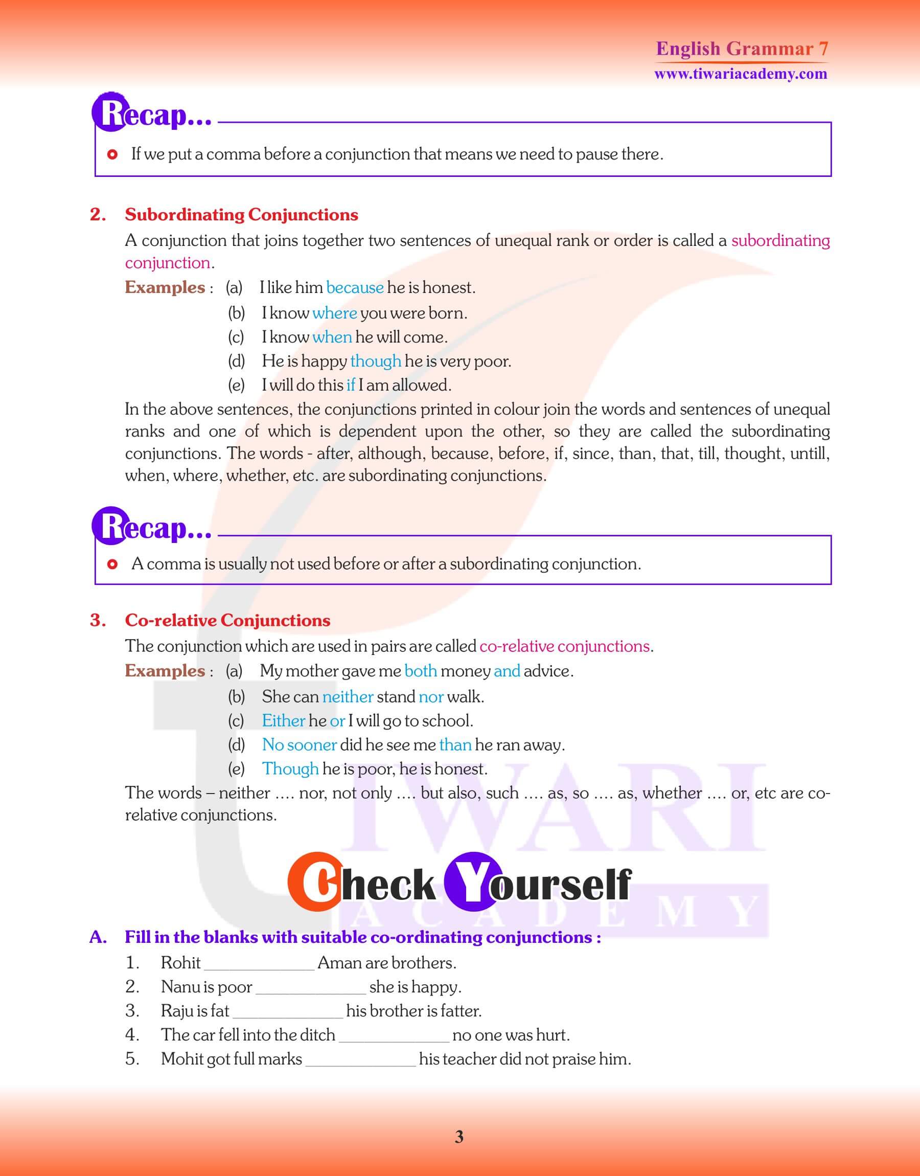 Class 7 English Grammar Chapter 15 Study Material