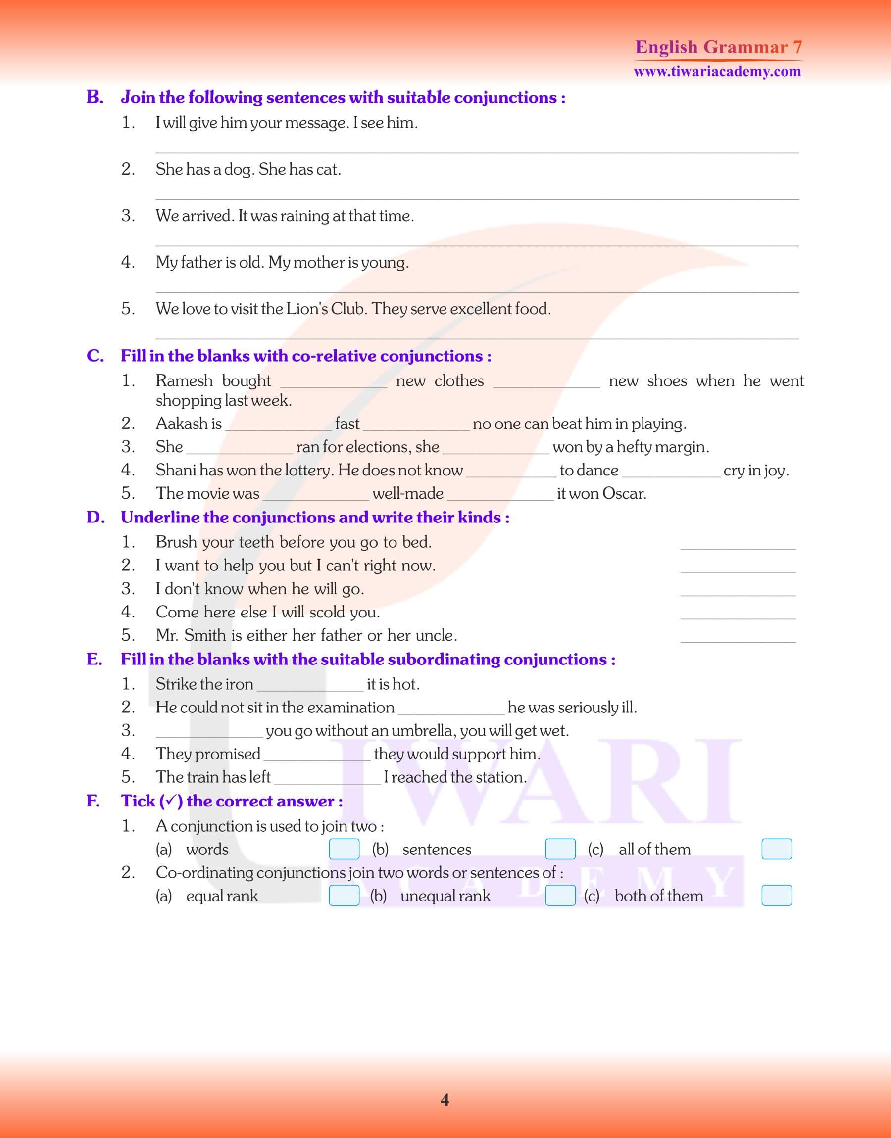 Class 7 English Grammar Chapter 15 Notes