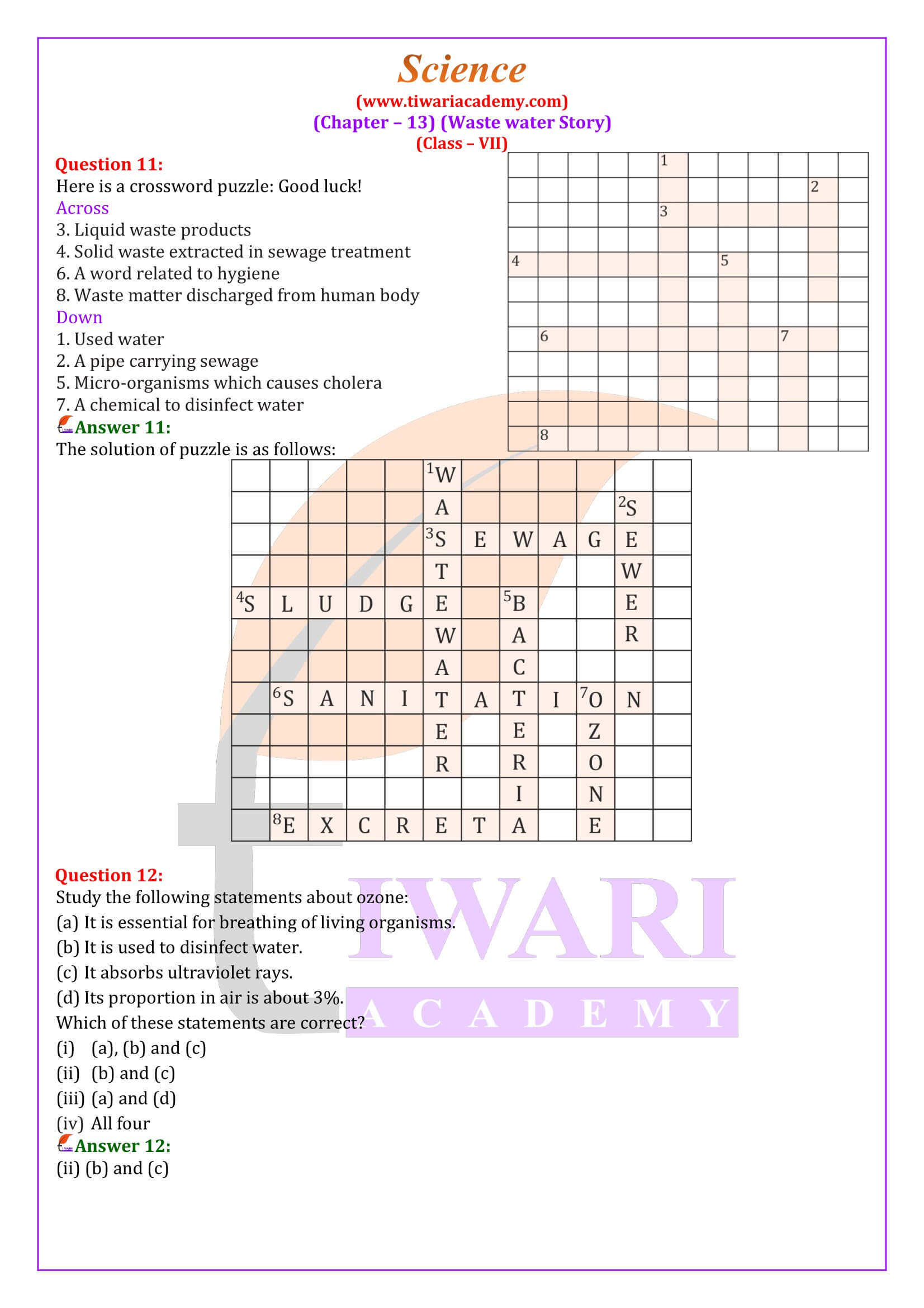 Class 7 Science Chapter 13