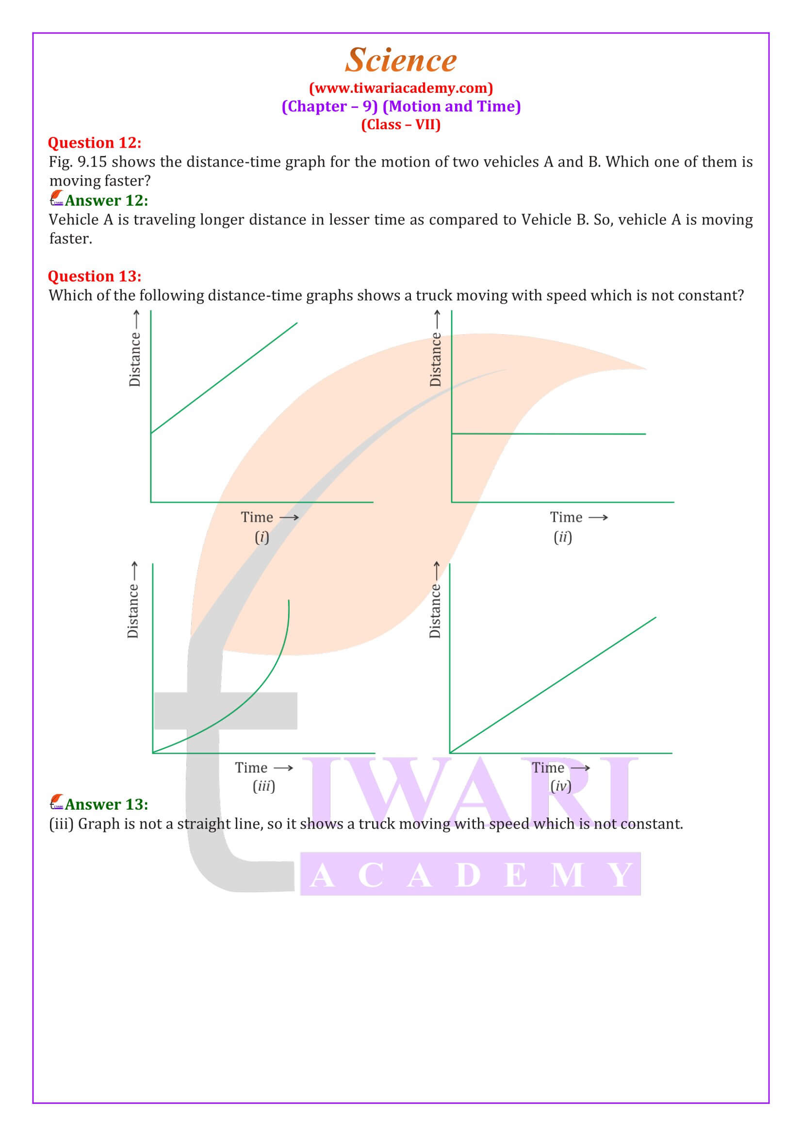 Class 7 Science Chapter 9 Solutions