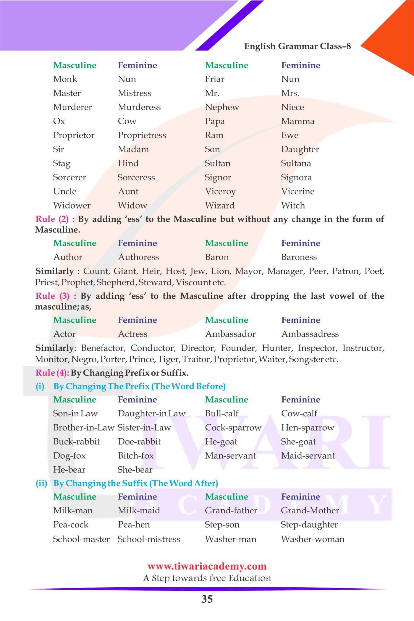 8th Grammar The Noun application